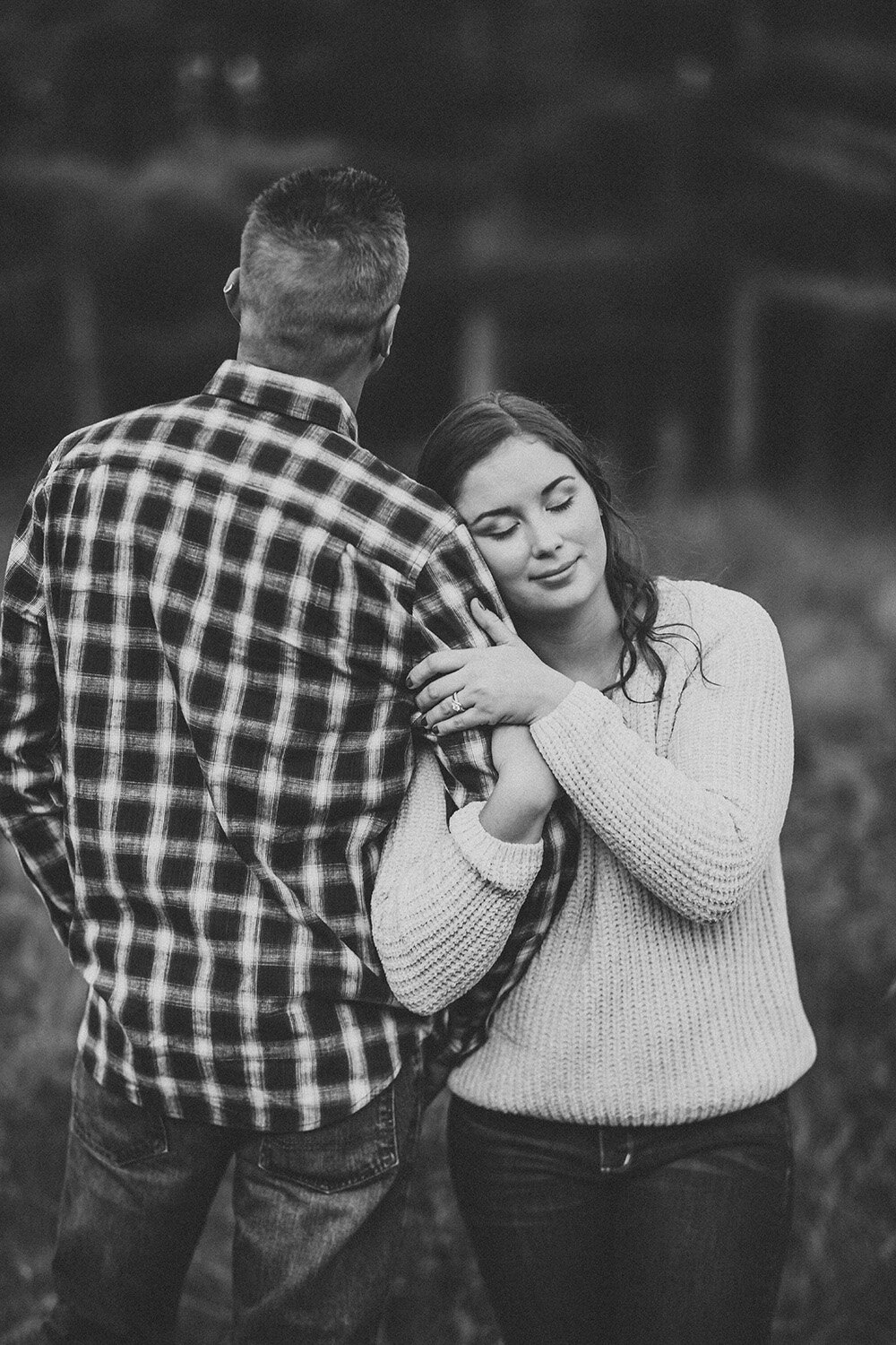 engagement portrait of couple