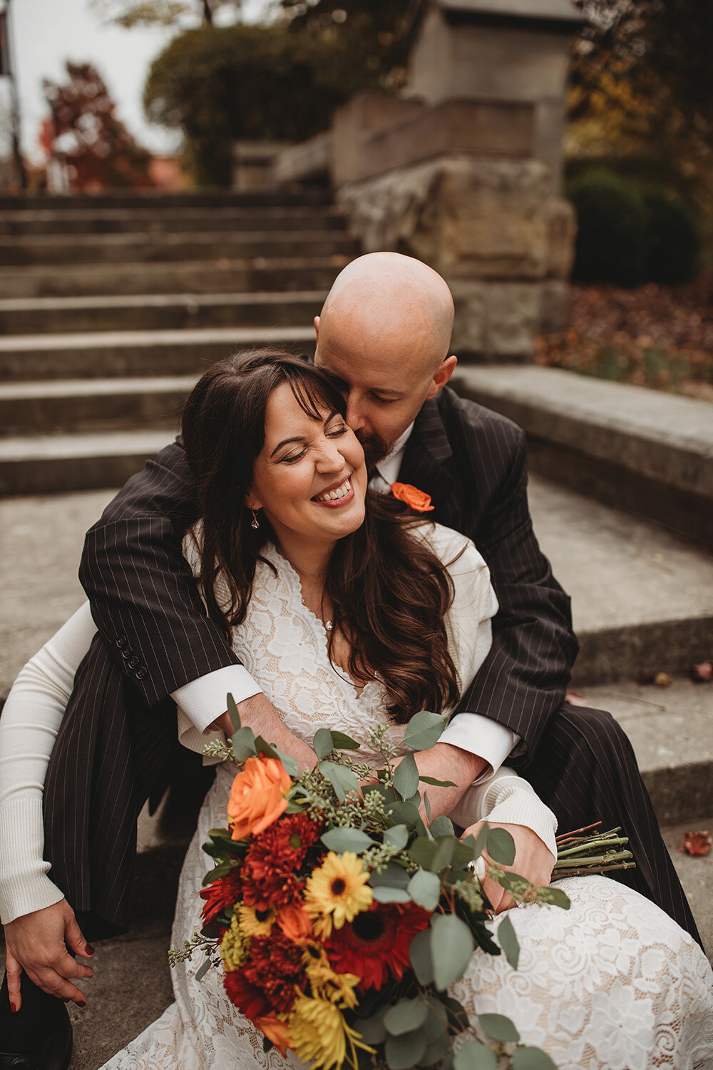 couple wedding portraits 