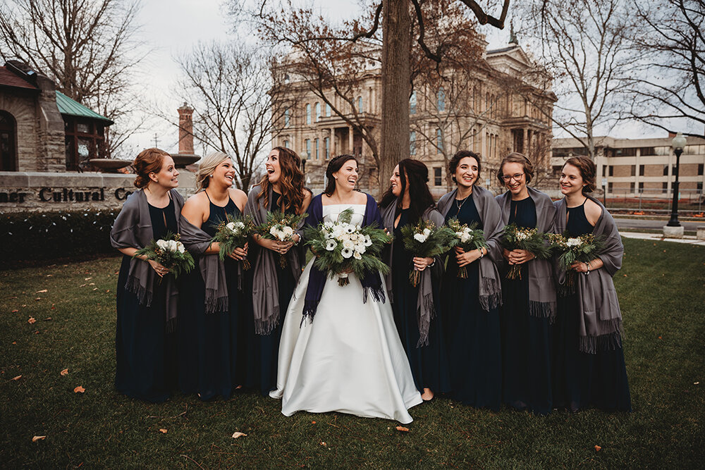 bridesmaids portraits 