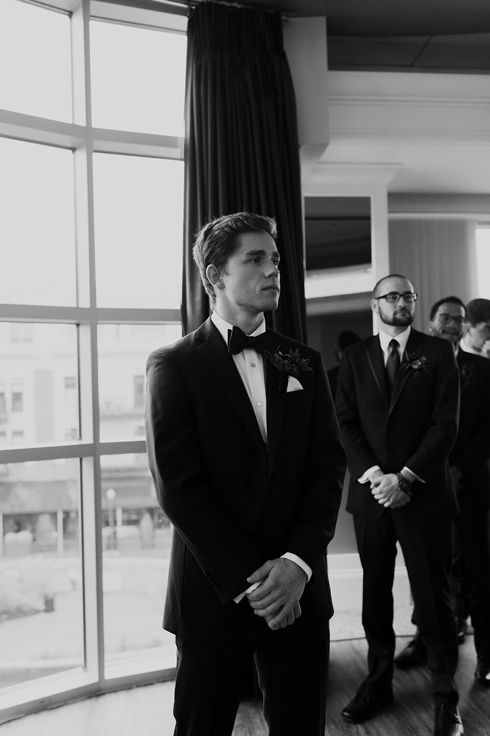 groom at altar 