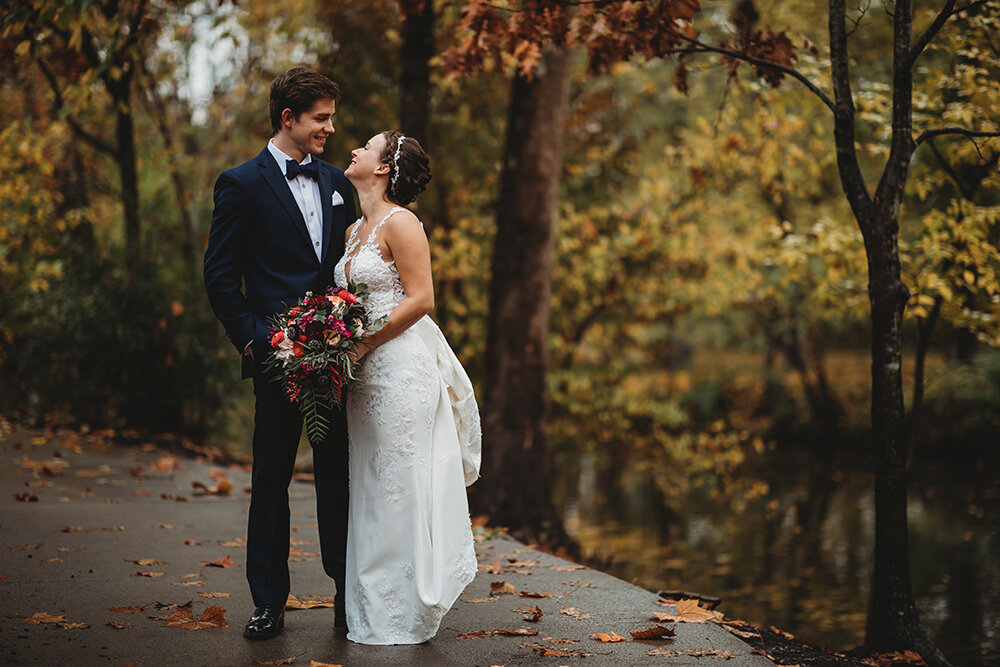 bride and groom portraits 