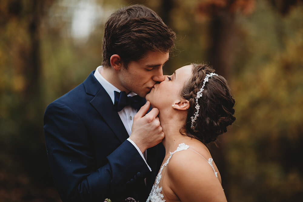 bride and groom portraits 