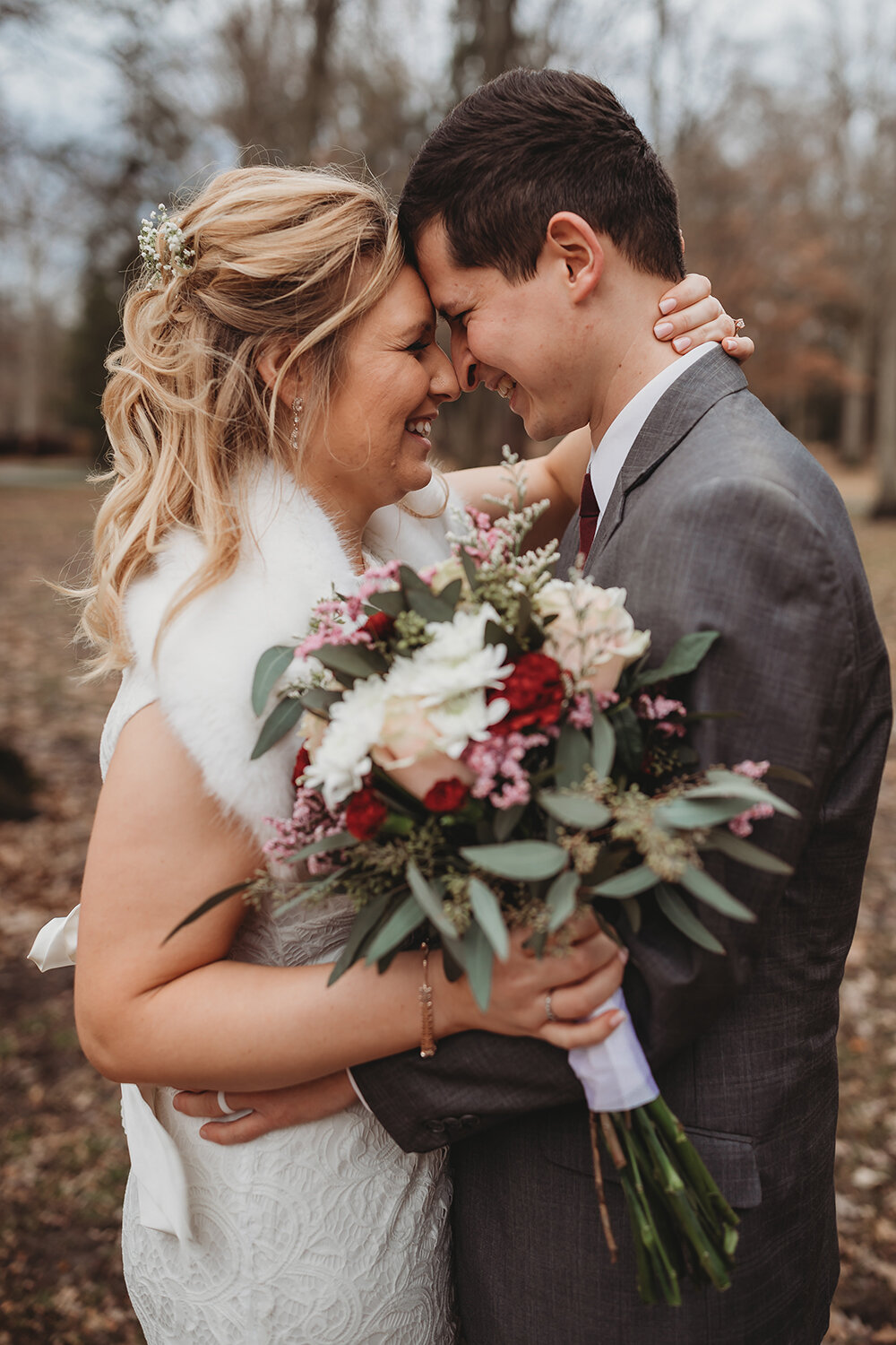 bride and groom wedding portraits 