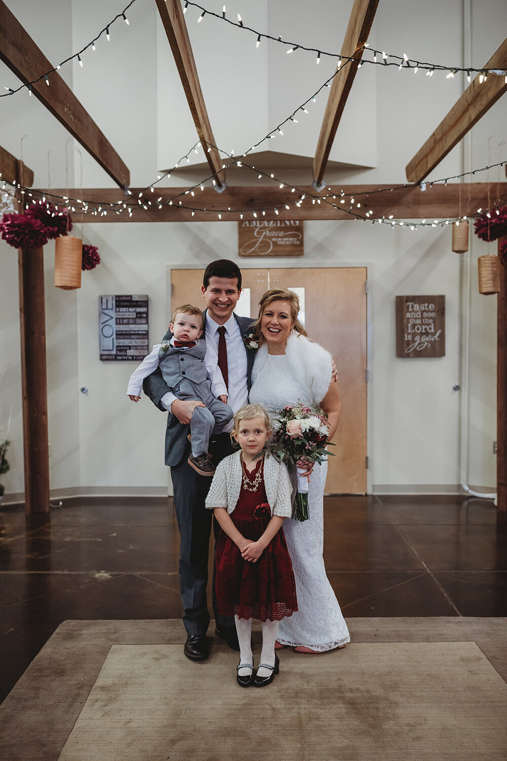 wedding party portraits 