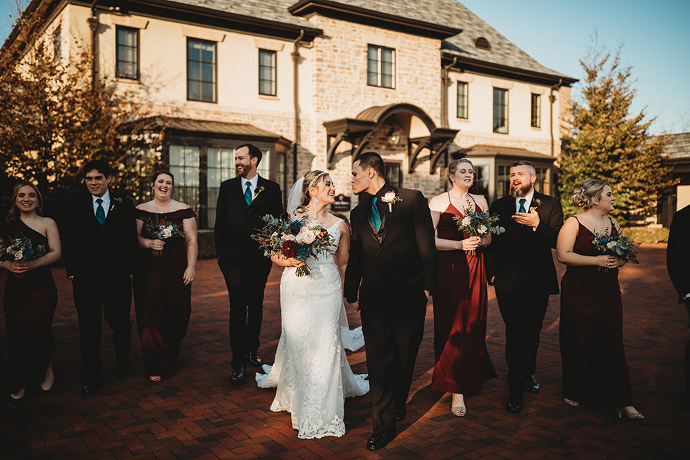 wedding party portraits 