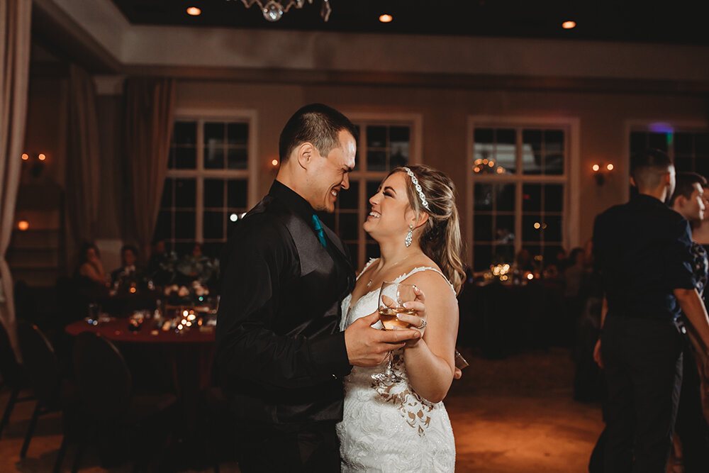 wedding reception dancing 