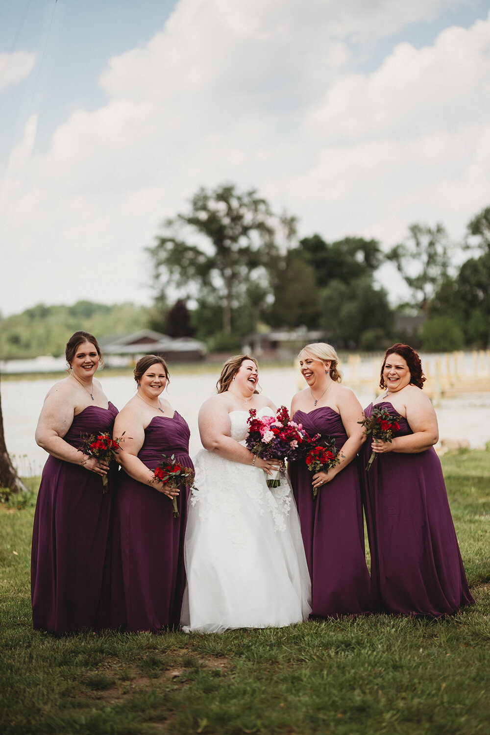 bridal party portraits 