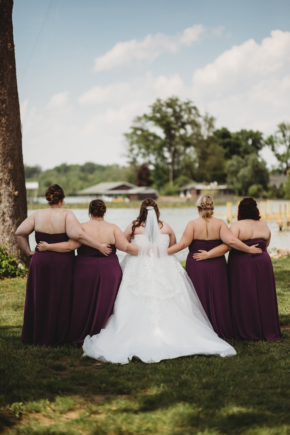 bridal party portraits 