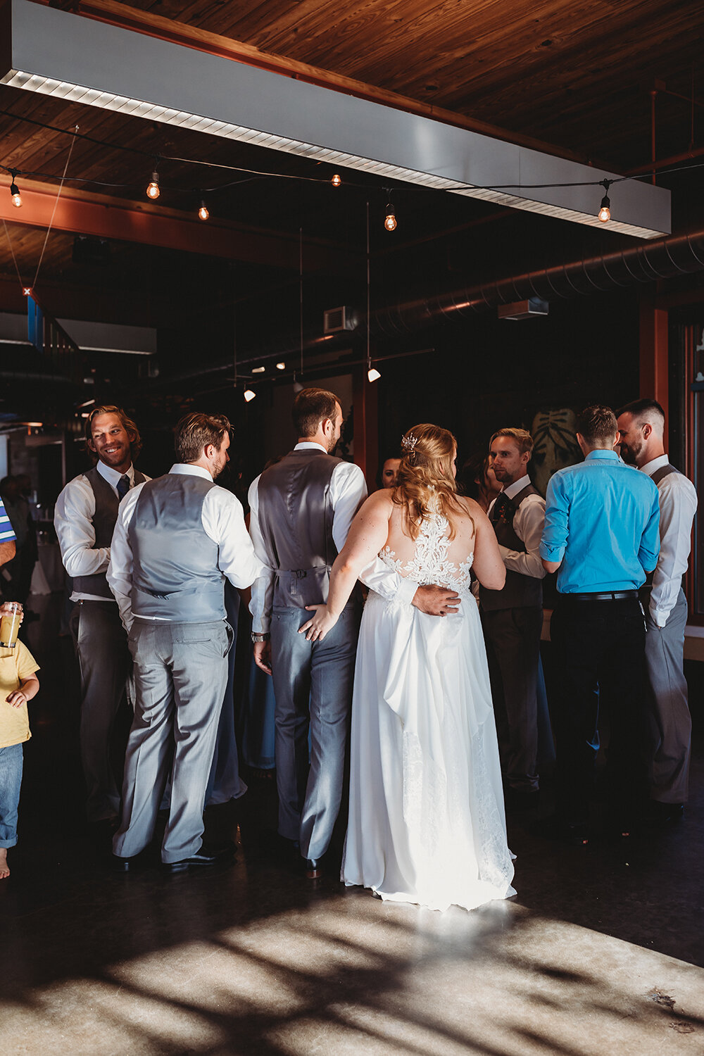 wedding reception grand entrance 