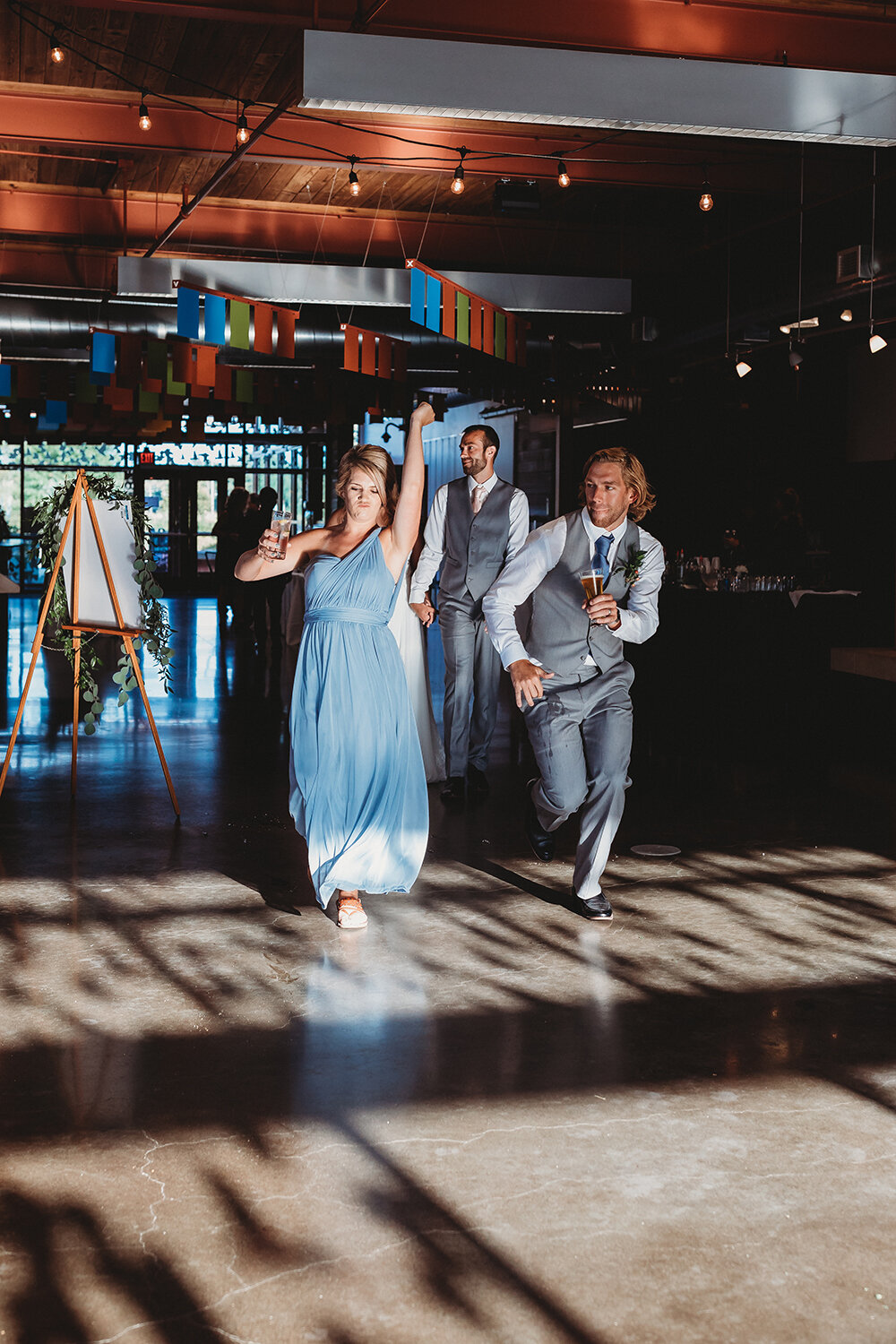 wedding reception grand entrance 