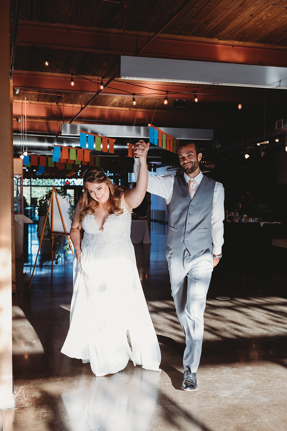 wedding reception grand entrance 