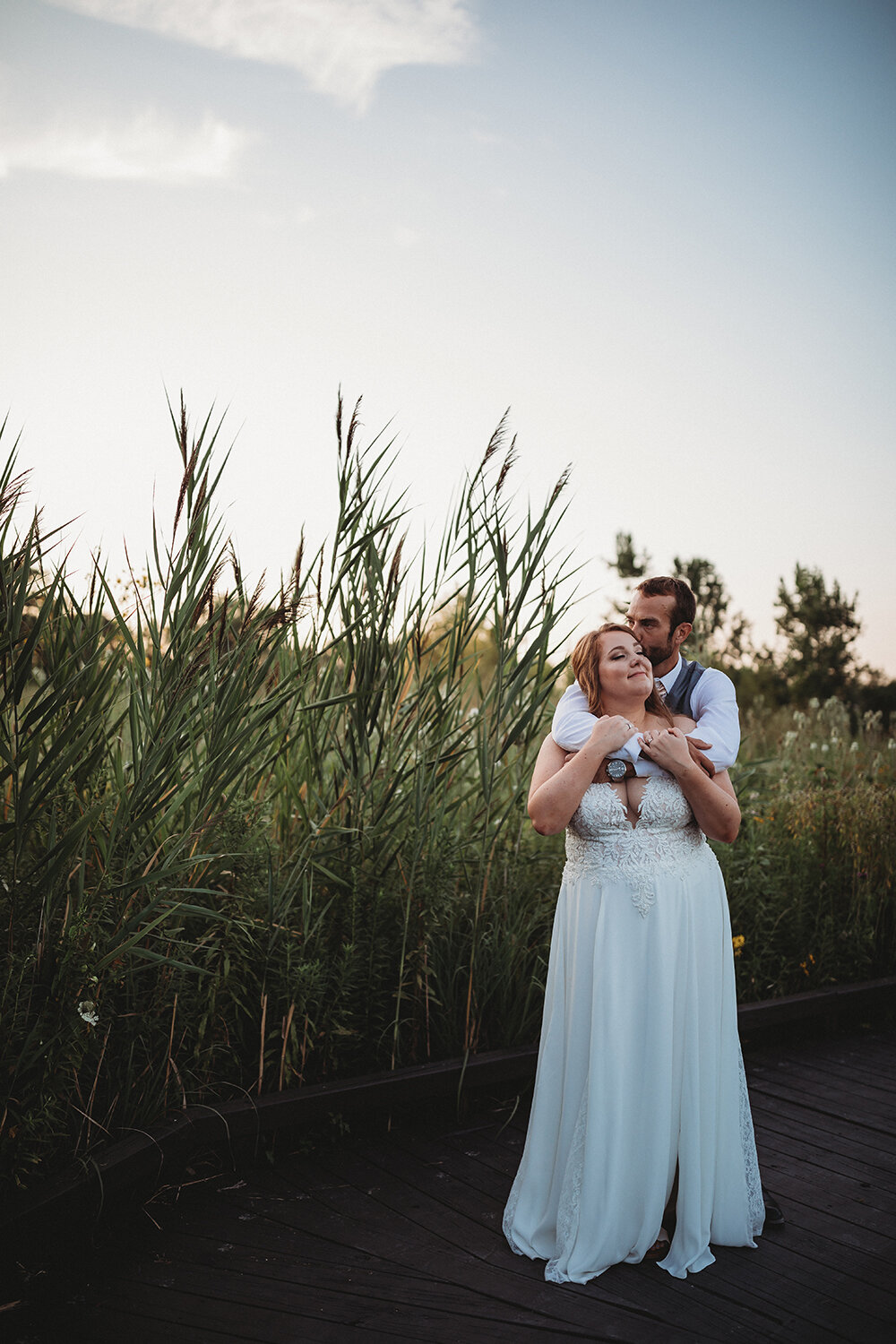 bride and groom portraits 