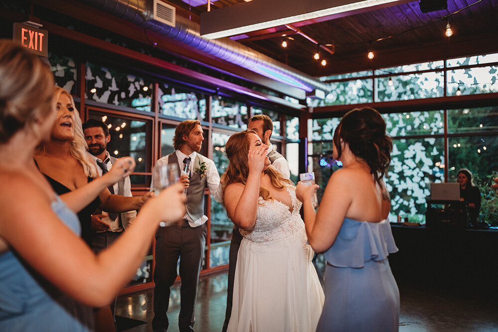 wedding reception dancing 