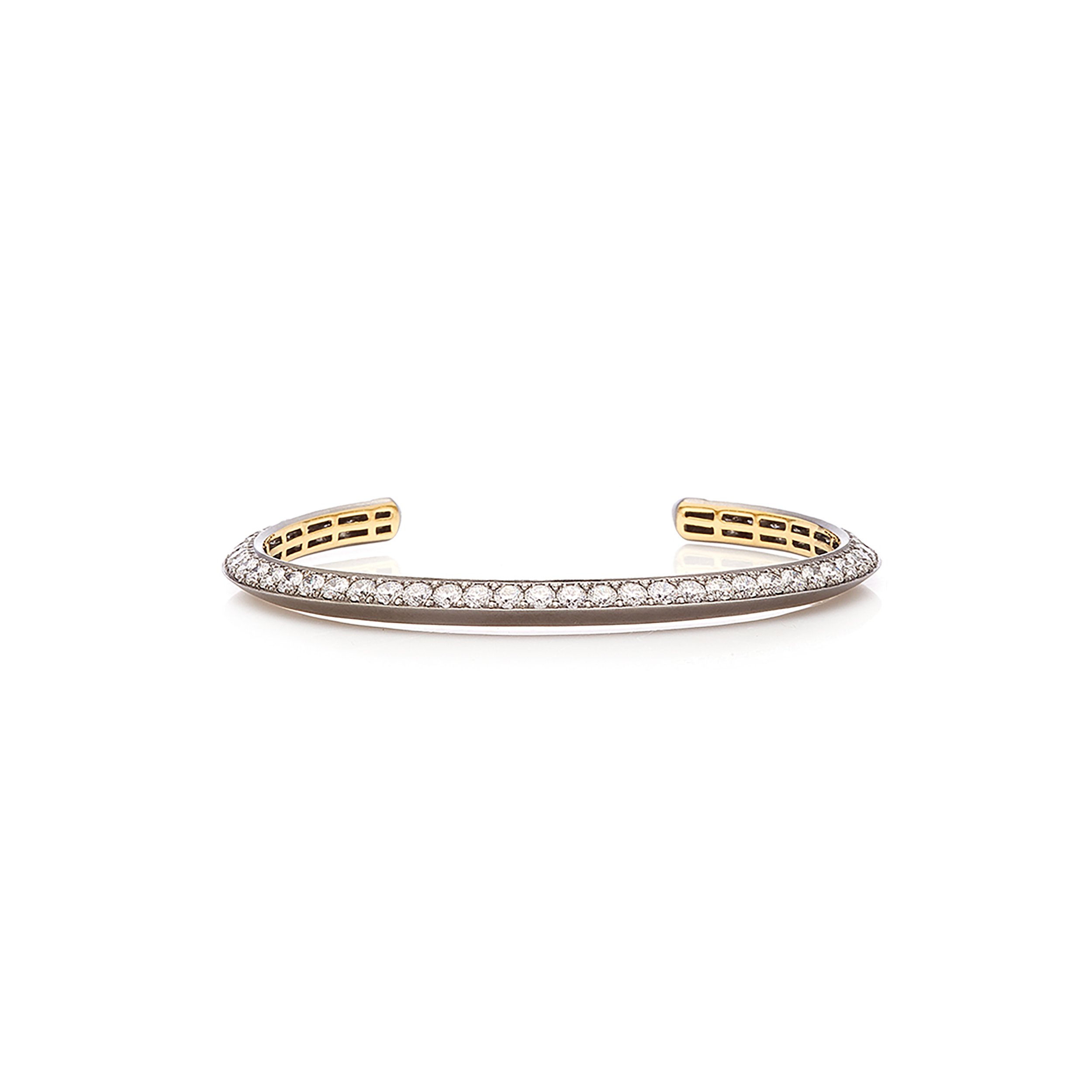 Knife Edge Diamond Cuff