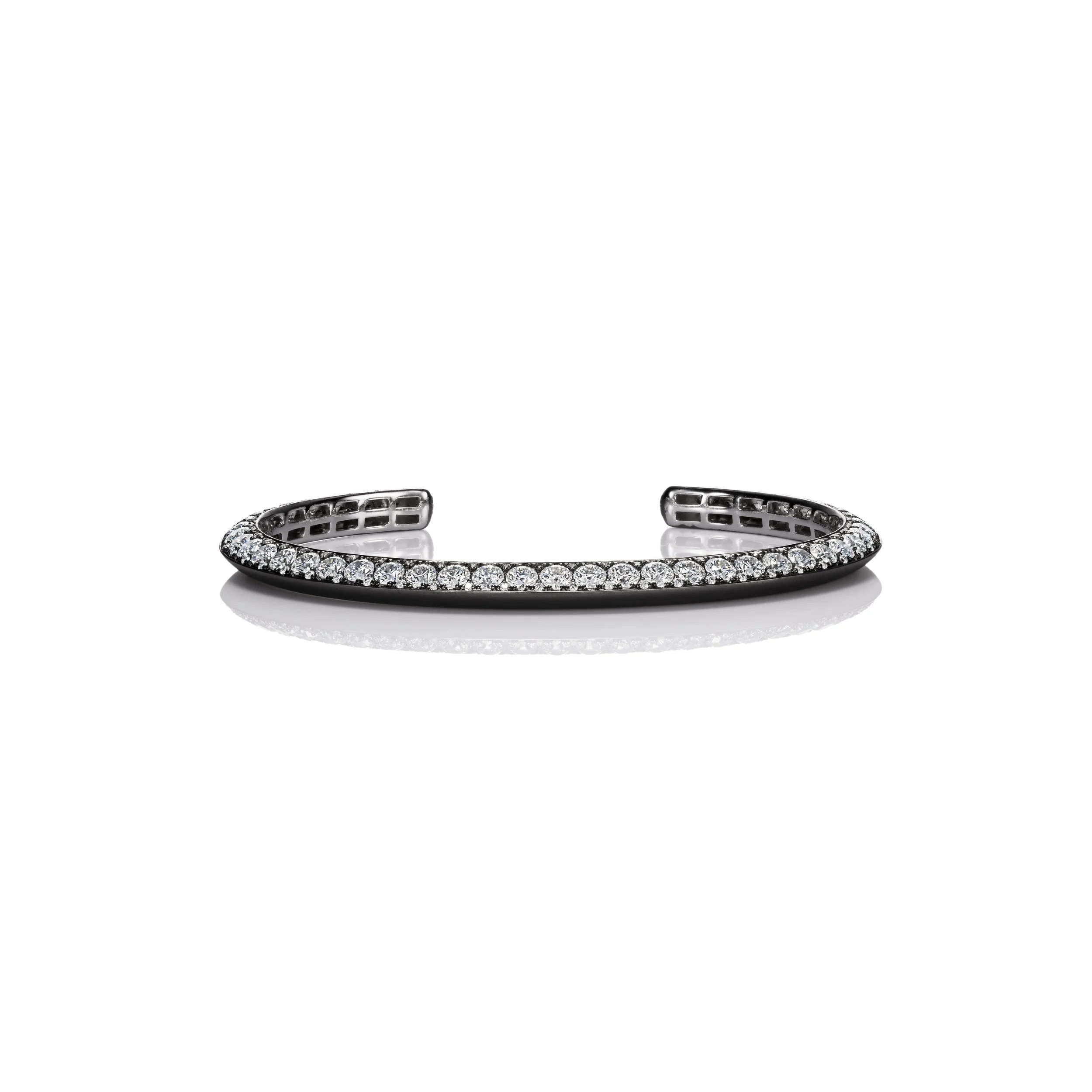 Knife Edge Diamond Cuff