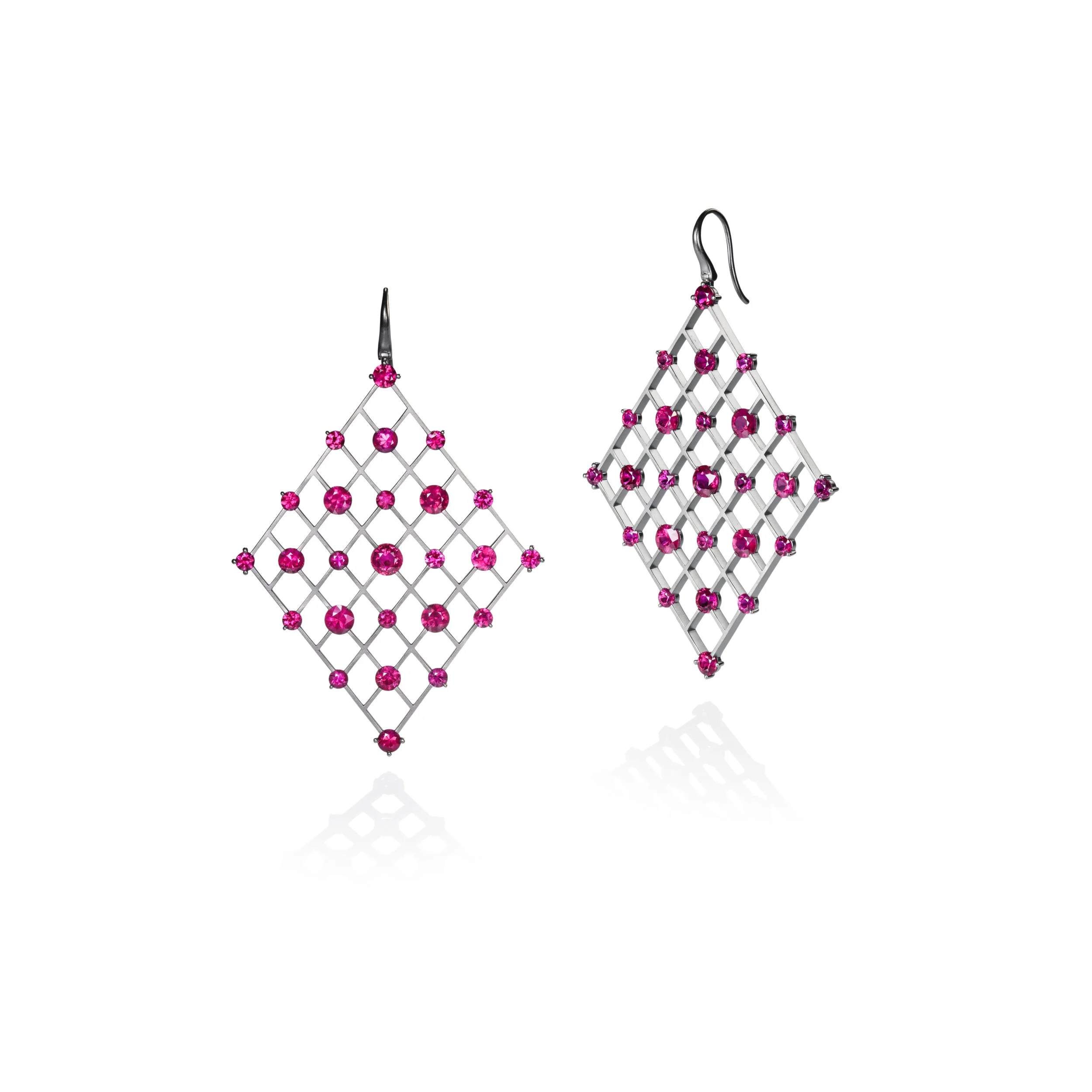 Lucent Ruby Earrings