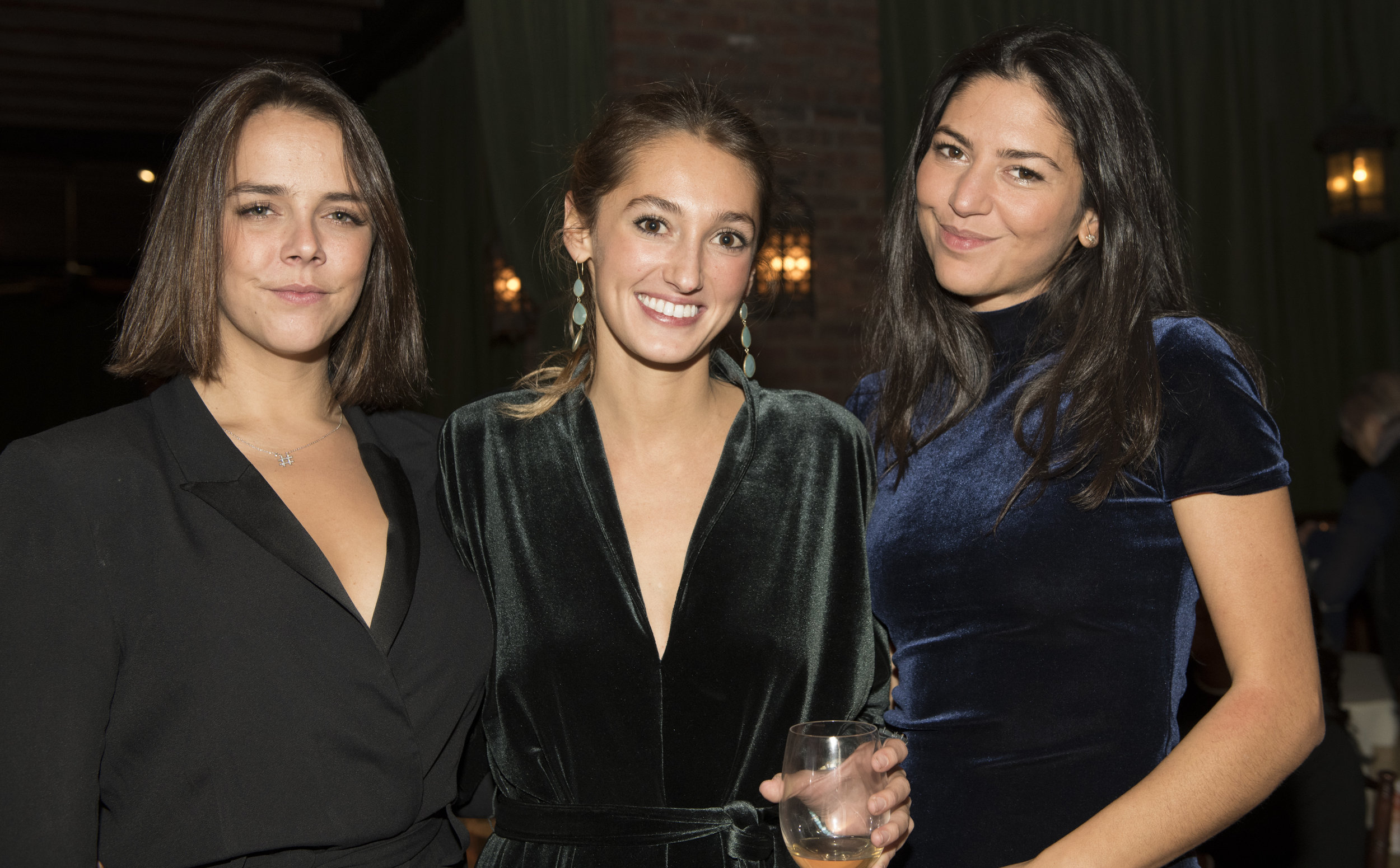  Pauline Ducruet, Julia Pittorino and Schanel Bakkouche 