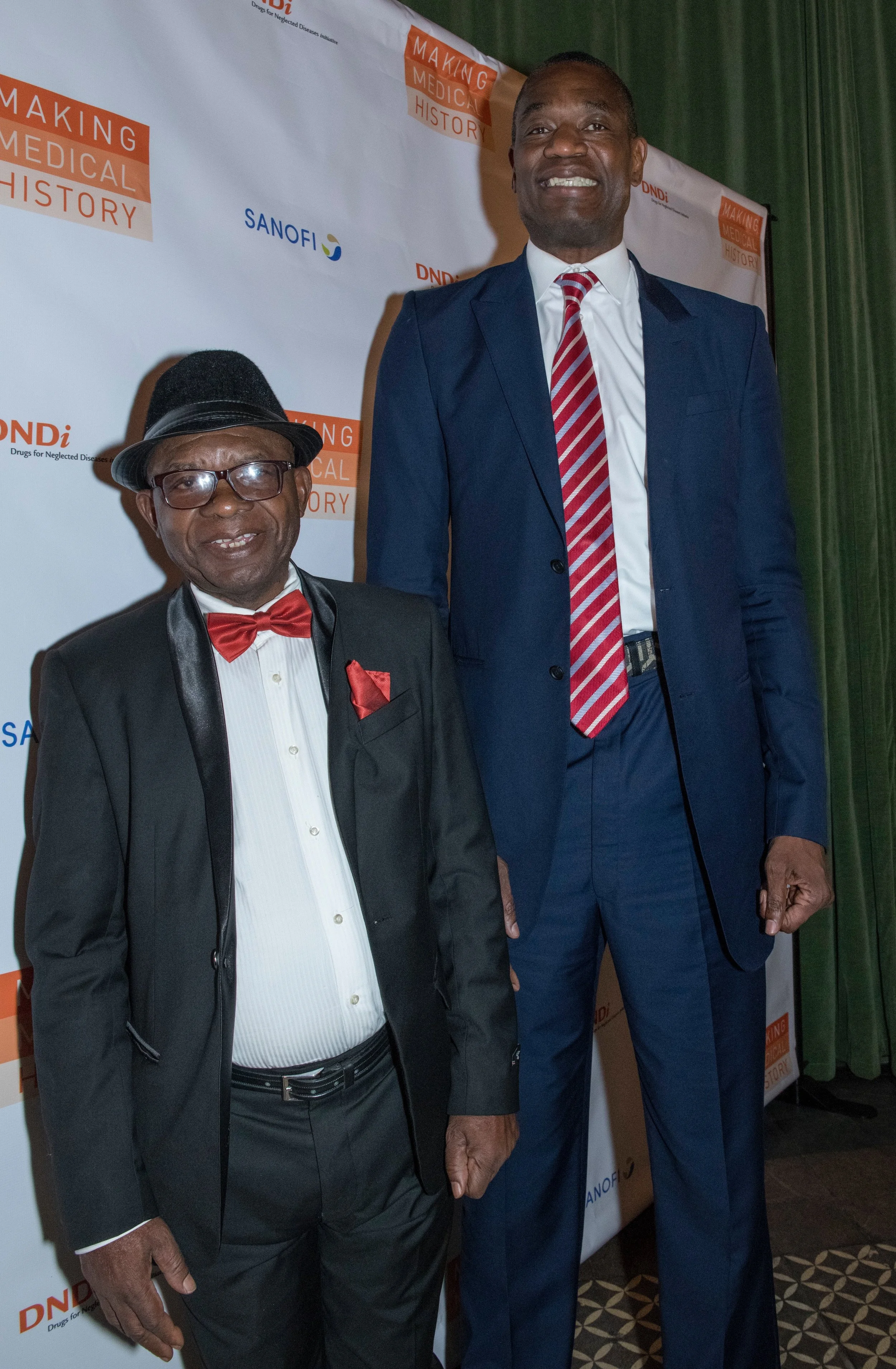 Dr. Victor Kande and Dikembe Mutombo