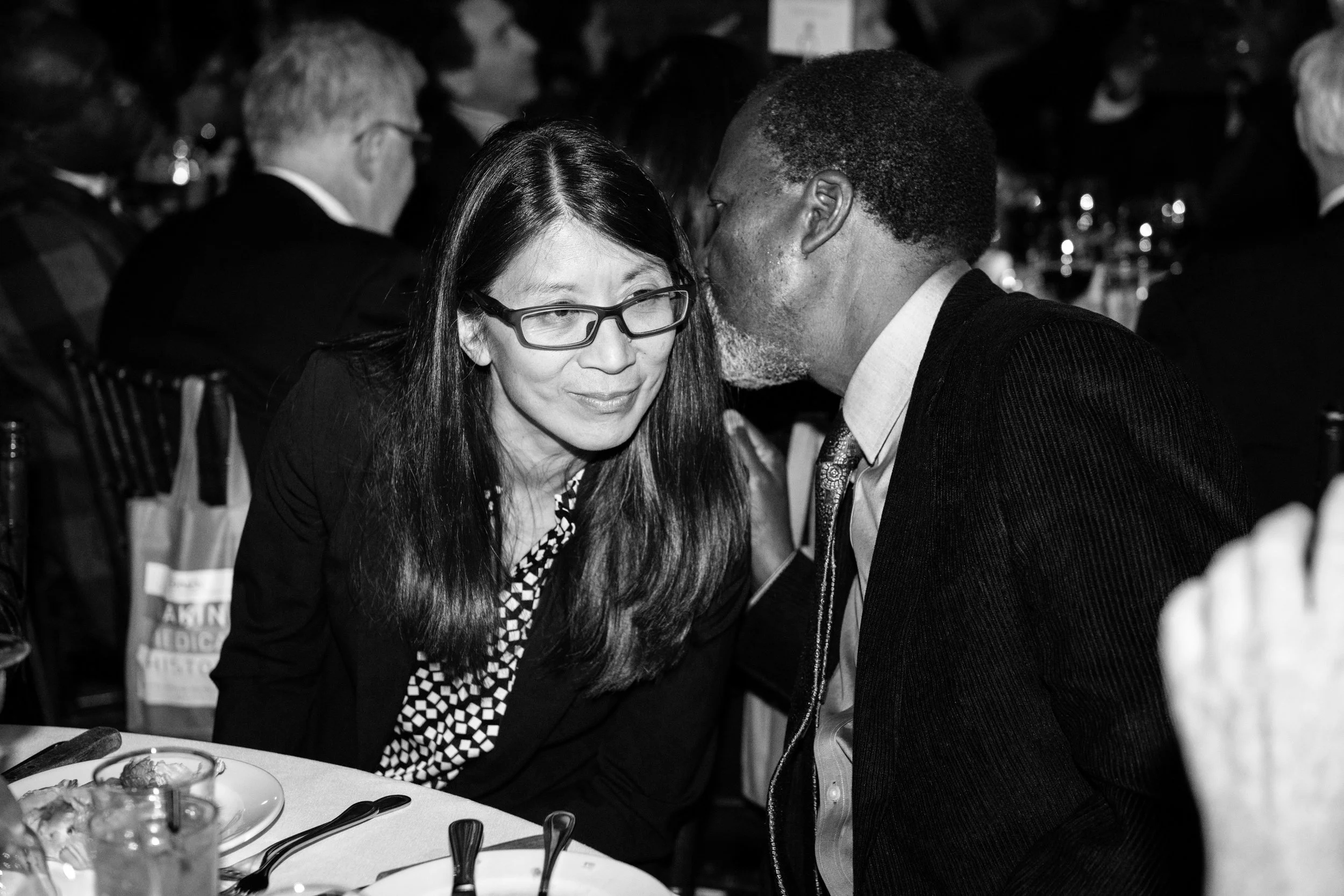 Dr. Joanne Liu and Louis Kanda