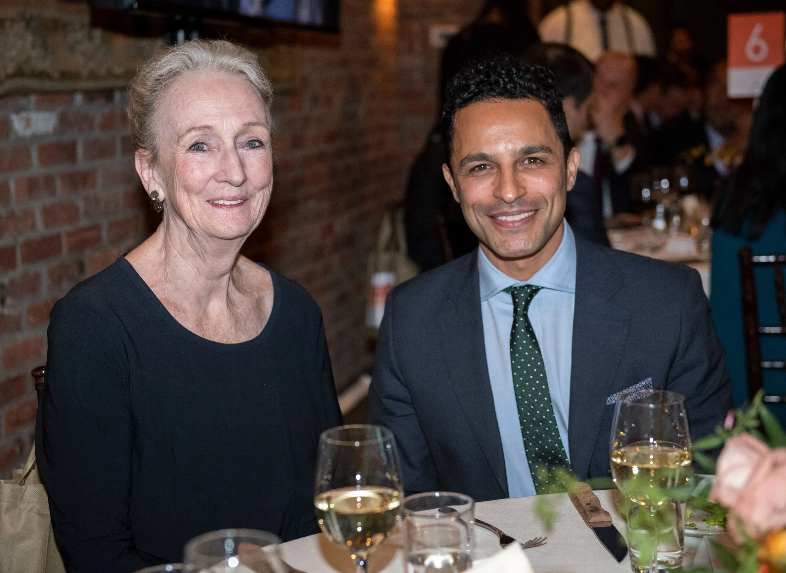 Kathleen Chalfant and Dr. Javid Abdelmoneim