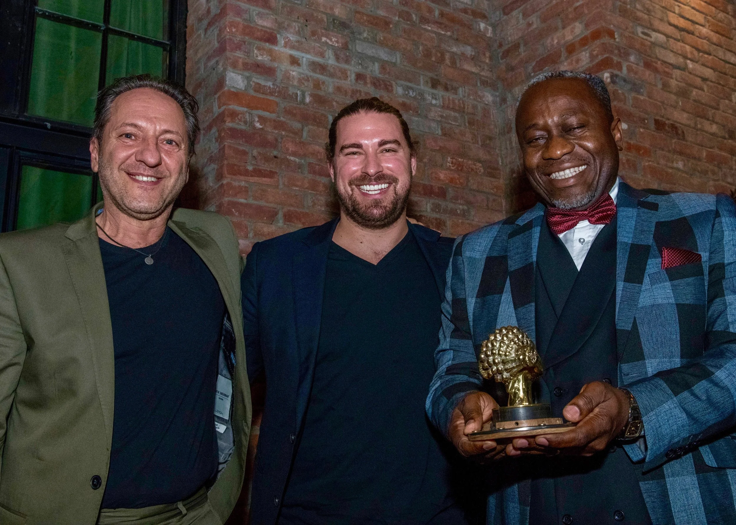 Dr. Wilfried Mutombo, Paul Josephson and Jo Confino