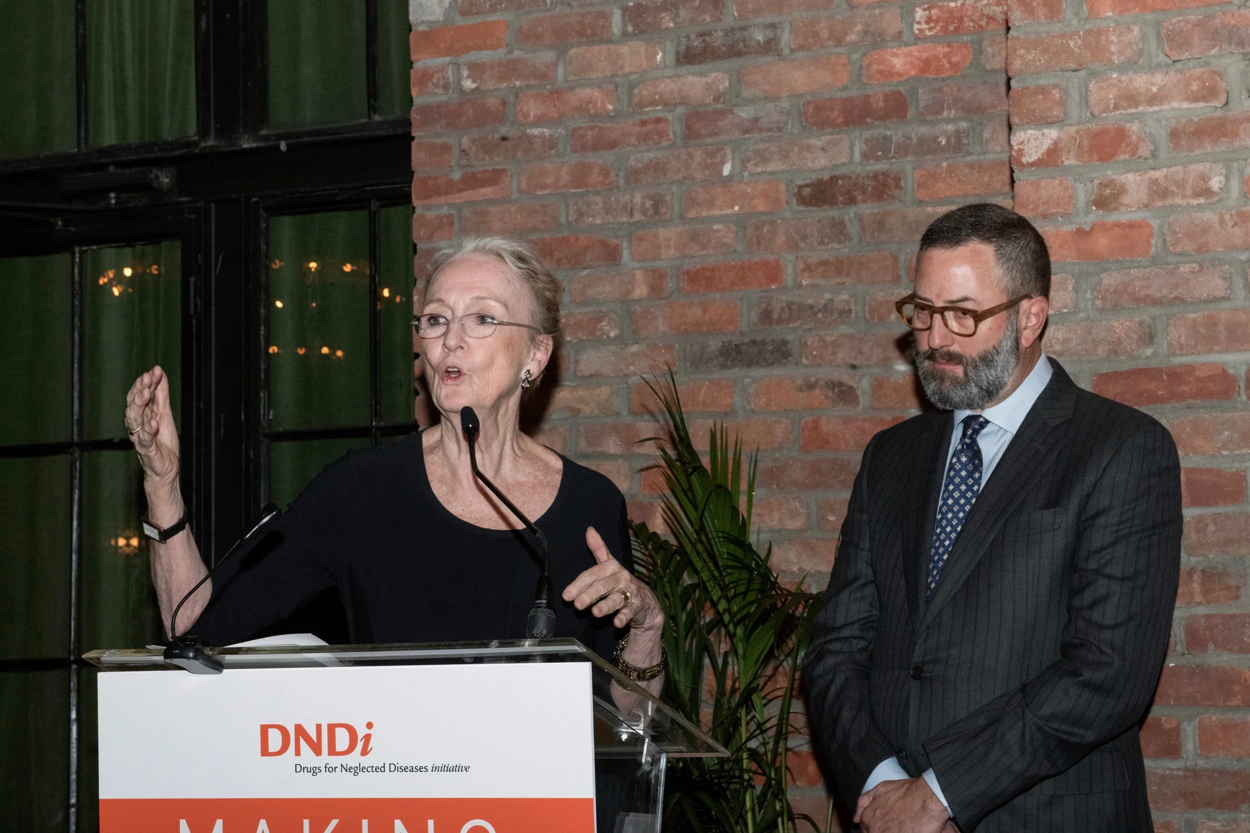 Kathleen Chalfant and Dr. Darin Portnoy