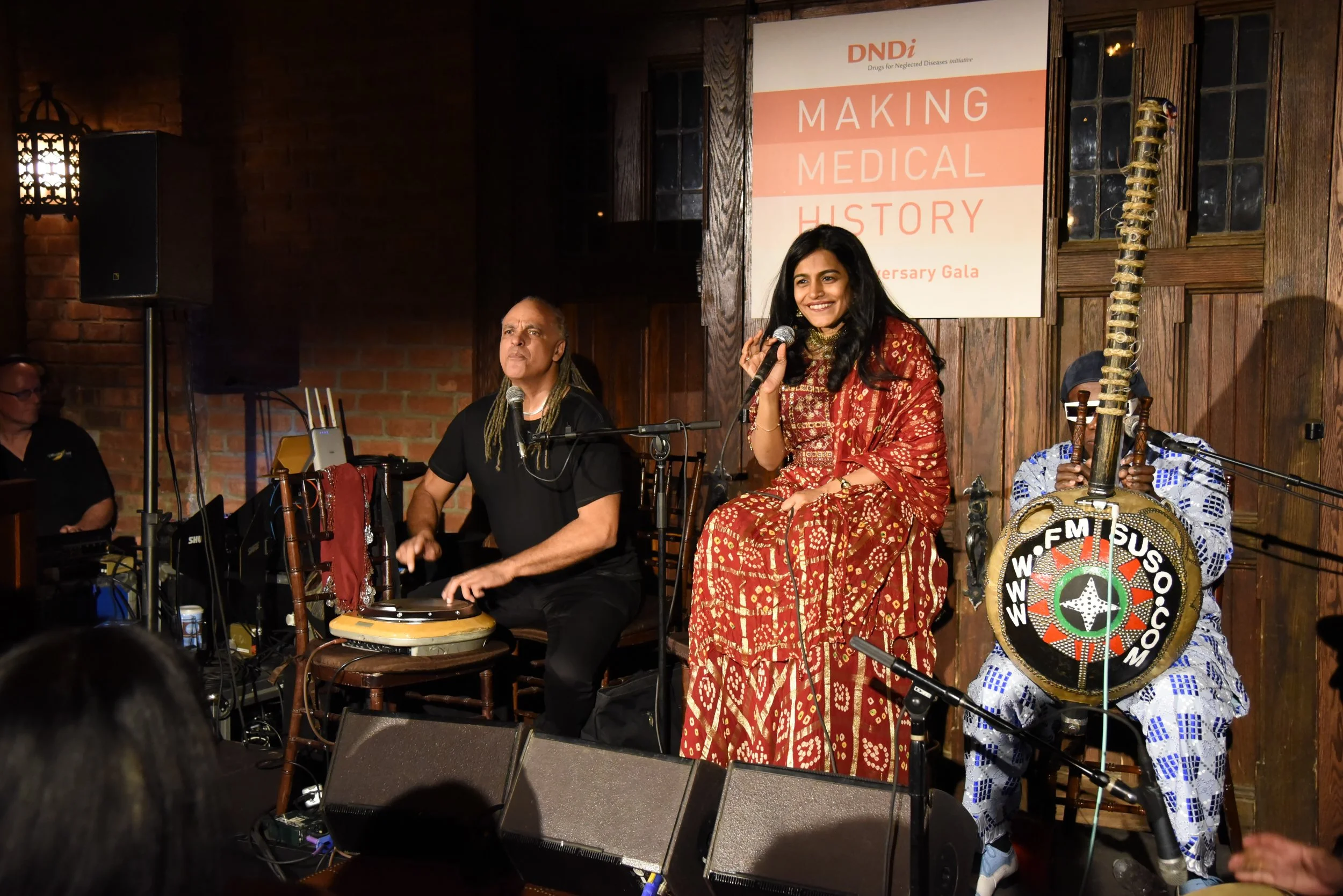 Mino Cinélu, Falu Shah and Foday Musa Suso