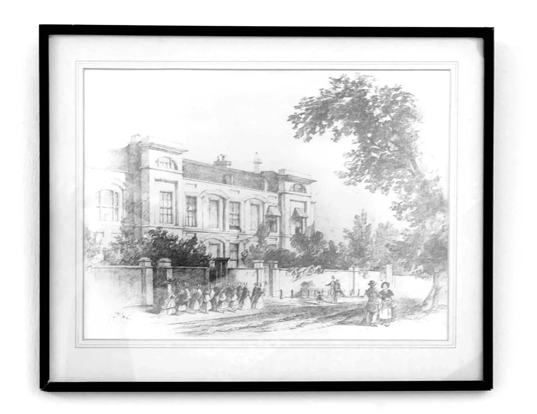 Original historic drawing of property.
