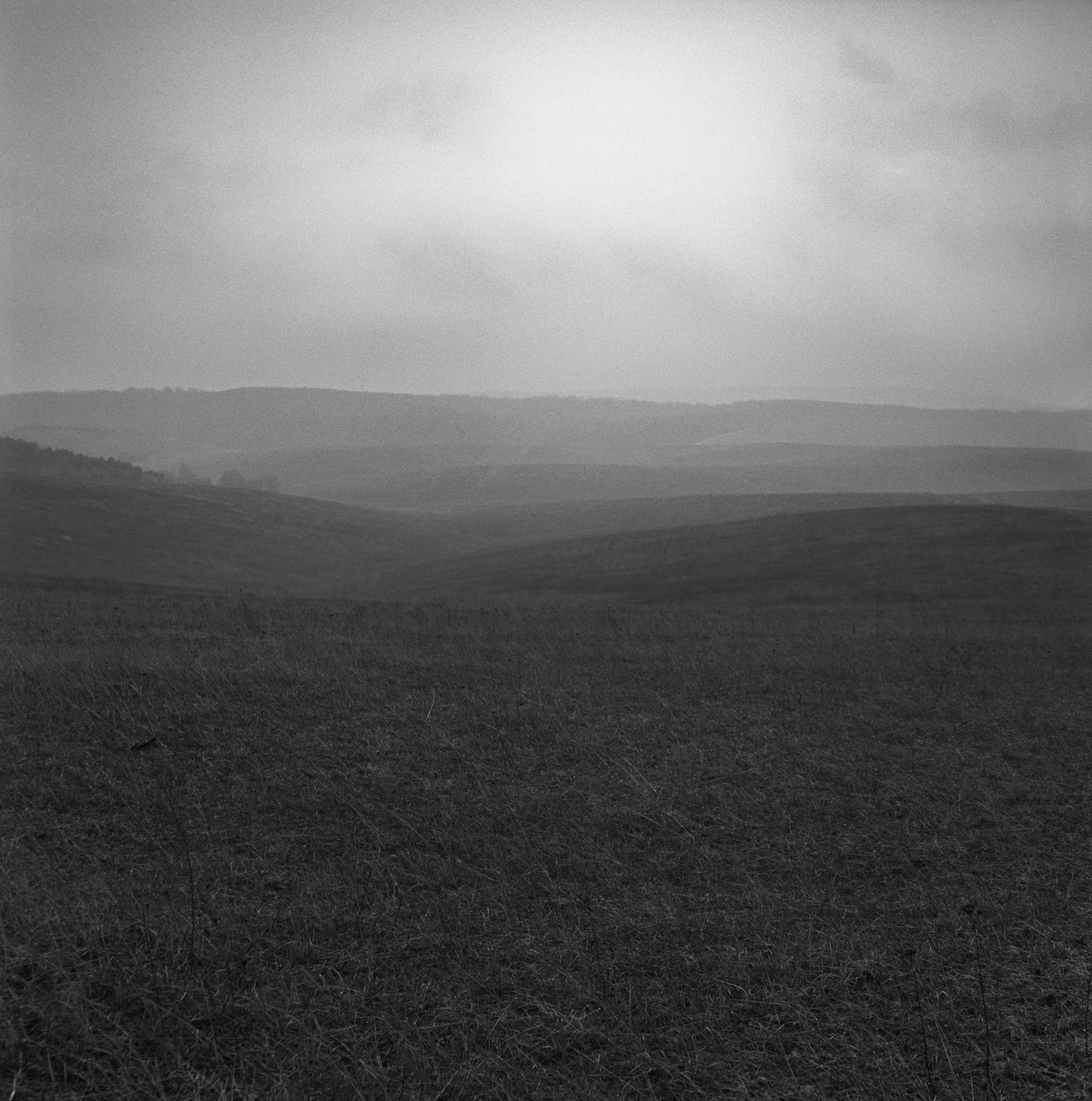 Or one could run uphill and then downhill through the rolling countryside, ...