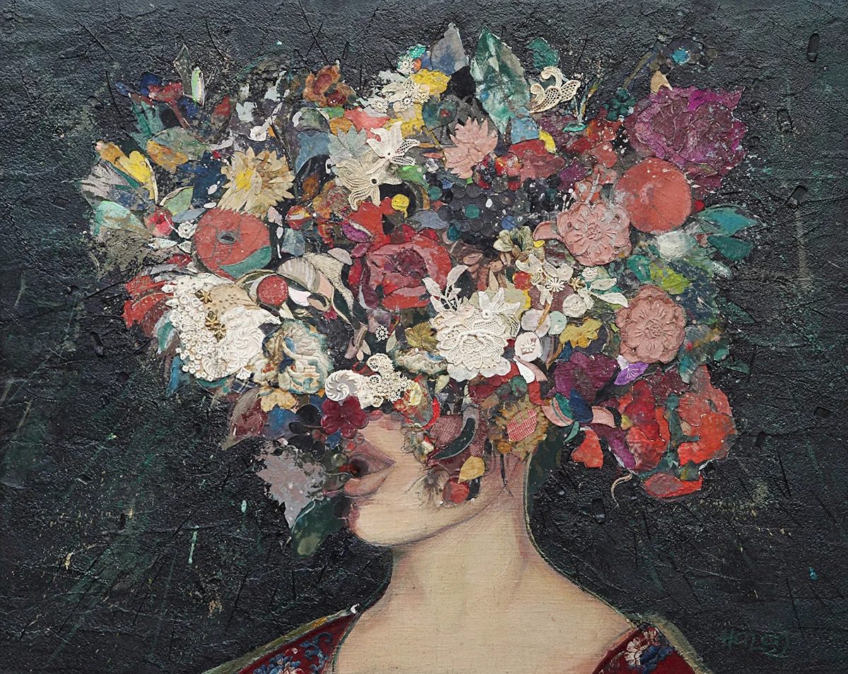 Minas Halaj - Floral Face #1