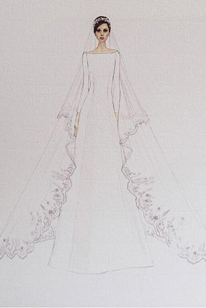 Meghan Markle Wears Givenchy Wedding Dress By Clare Waight Keller