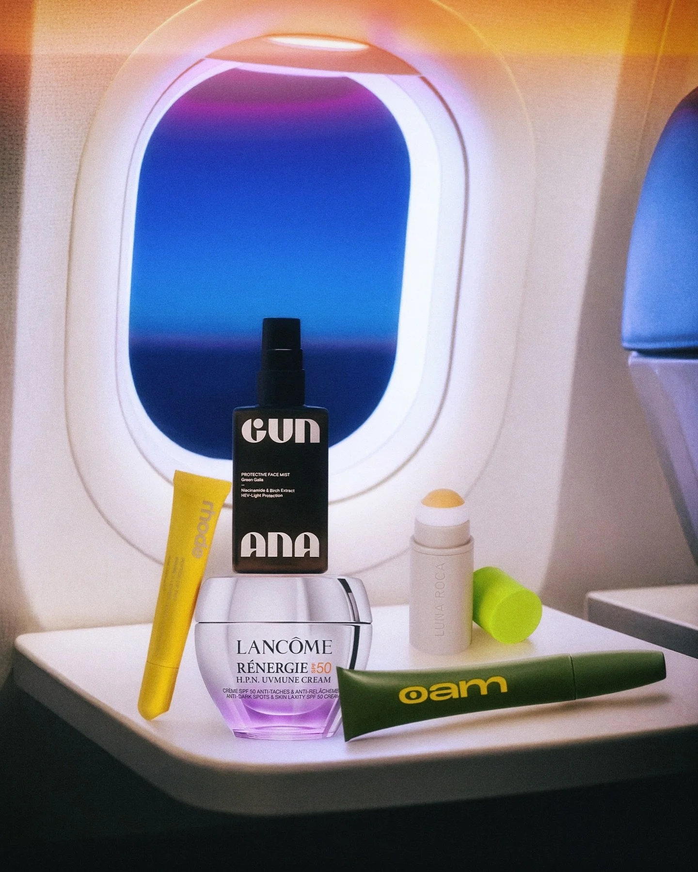 Summer travel is still here ✈️ but so is &lsquo;plane skin&rsquo;. That dull, dry, greyish-hued complexion after hours in a packed cabin is real, with low humidity, high UV, and long flights all take their toll.
Here at PIBE, we&rsquo;ve selected 5 c