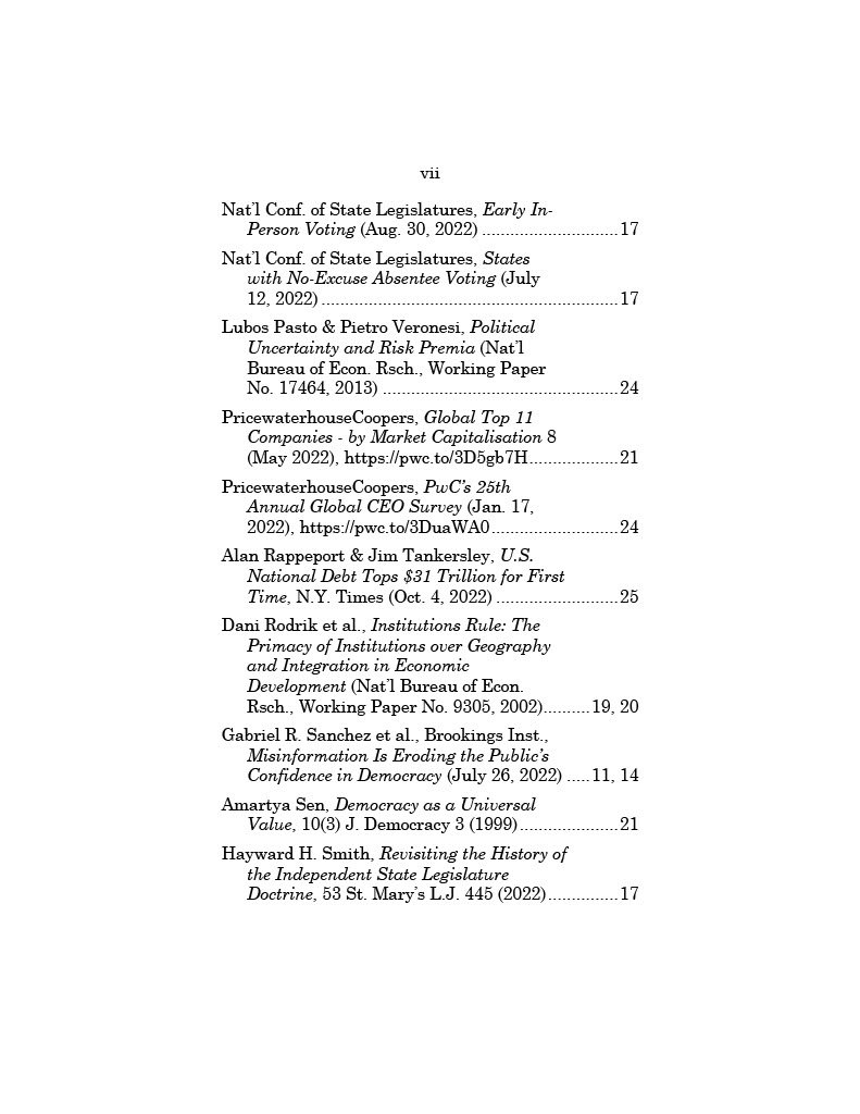 Our Amicus Brief for Moore v Harper Making Every Vote Count