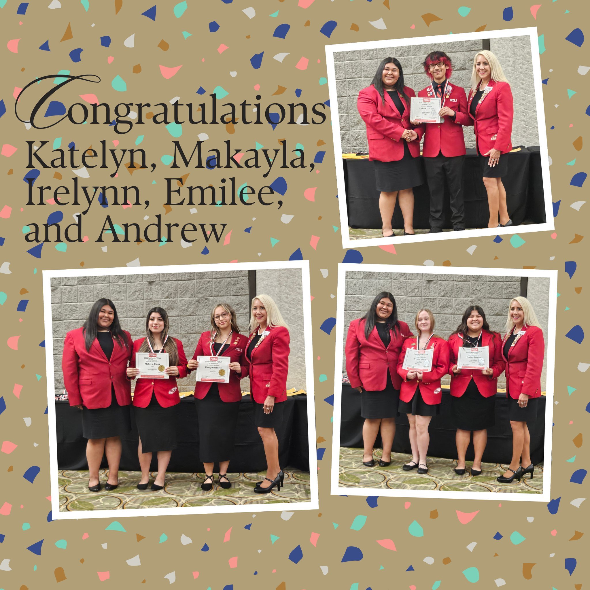 Congratulations to Sultana High School for their outstanding success at the 2025 FCCLA National Leadership Conference in Orlando, Florida! Students brought home three gold and three silver medals, showcasing their talent, dedication, and leadership.