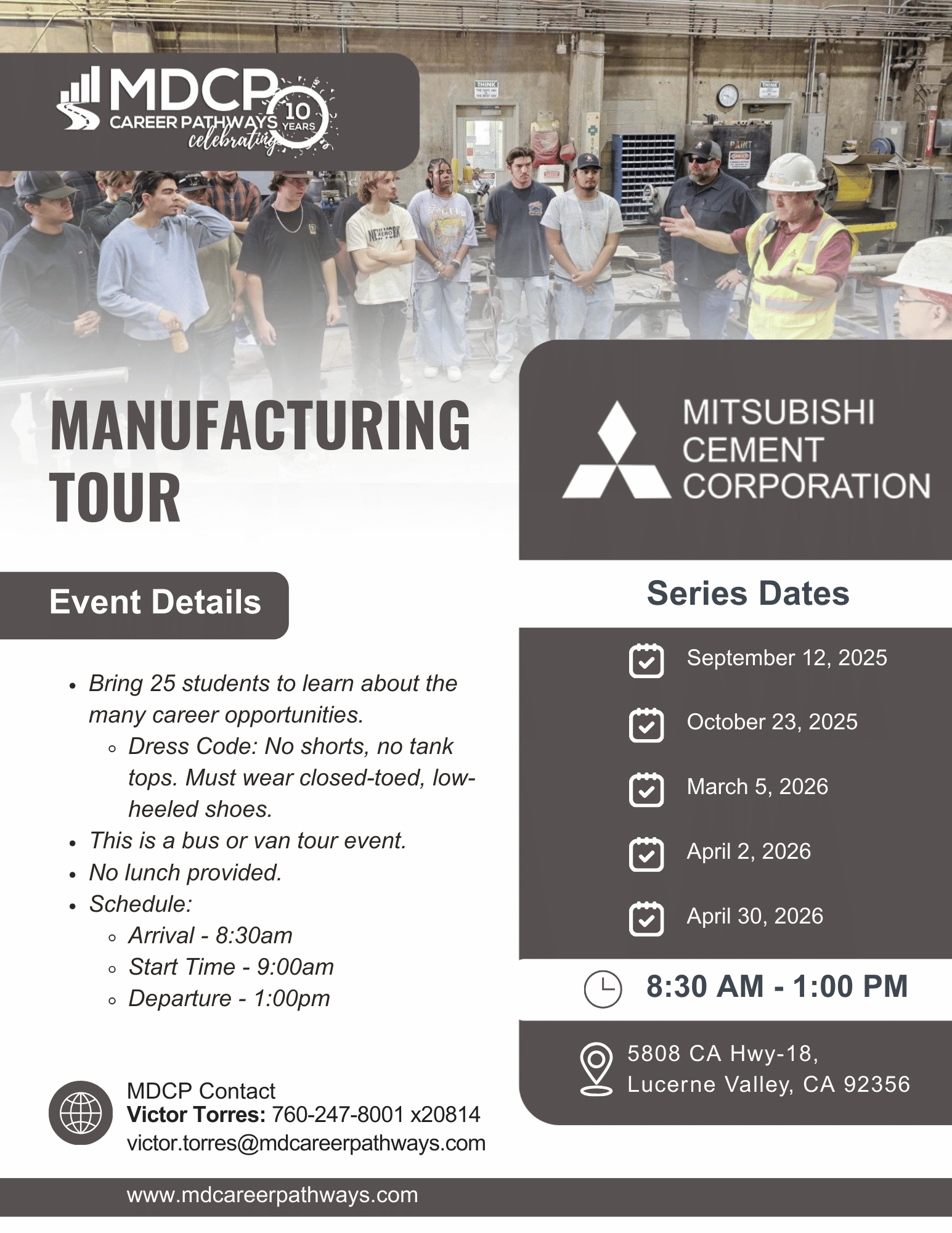 Manufacturing tour: Mitsubishi Cement