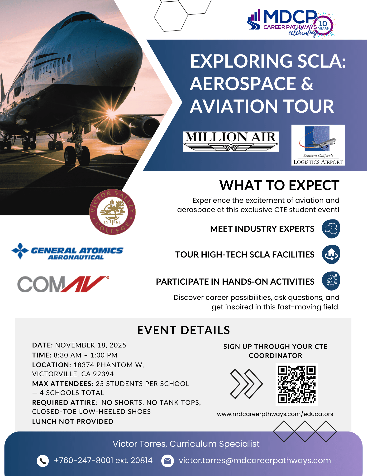 Exploring SCLA: Aerospace & Aviation Tour