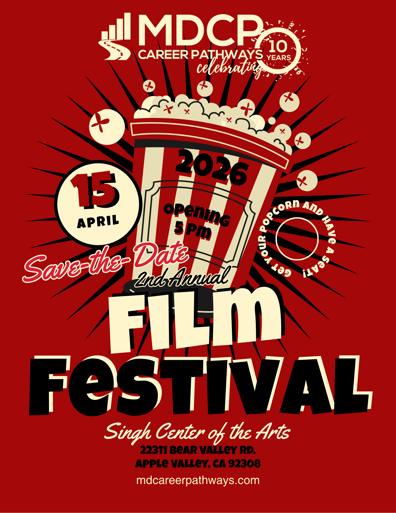Save-The-Date: 2nd Annual Film Festival