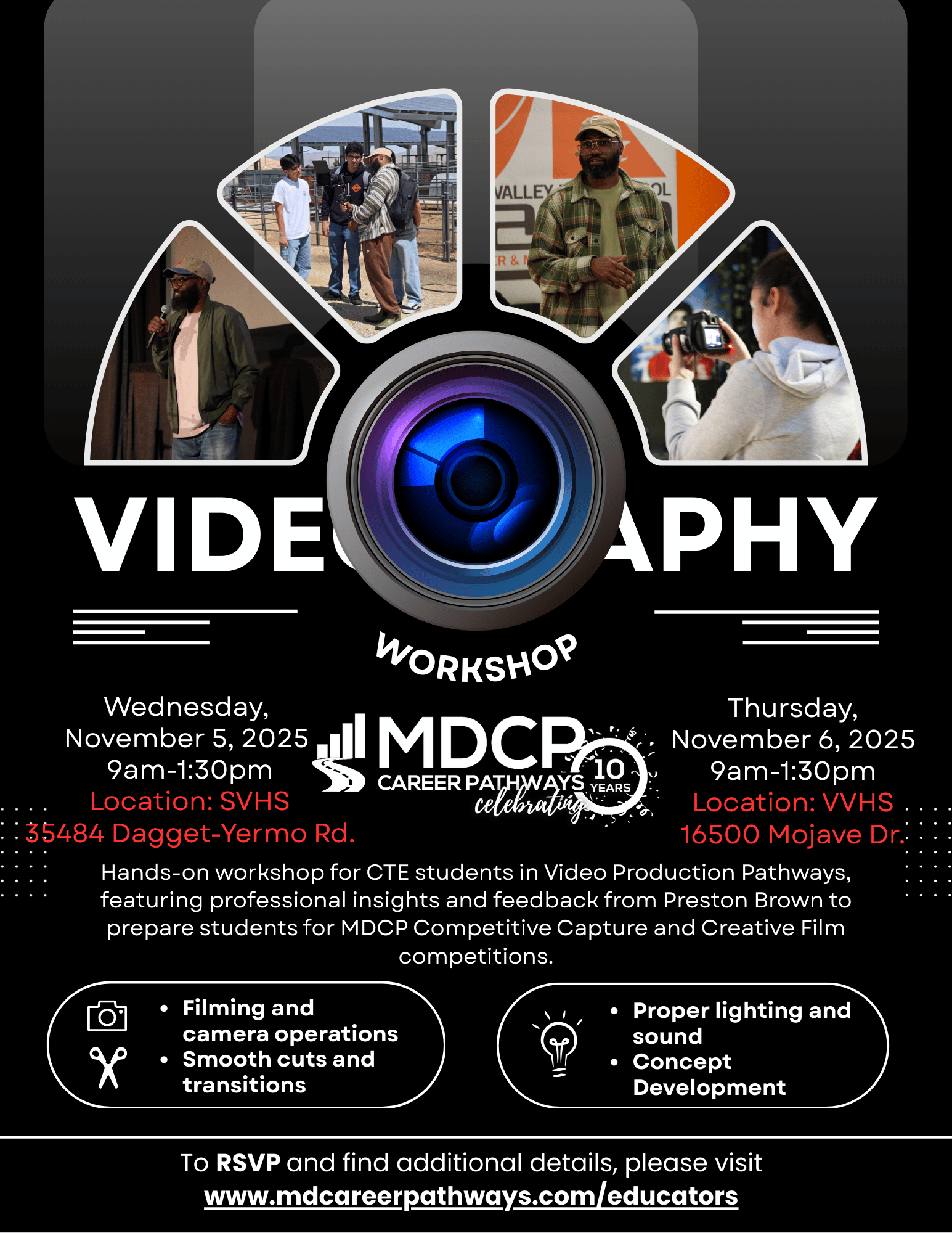 Videography Workshop with Preston Brown Day 1