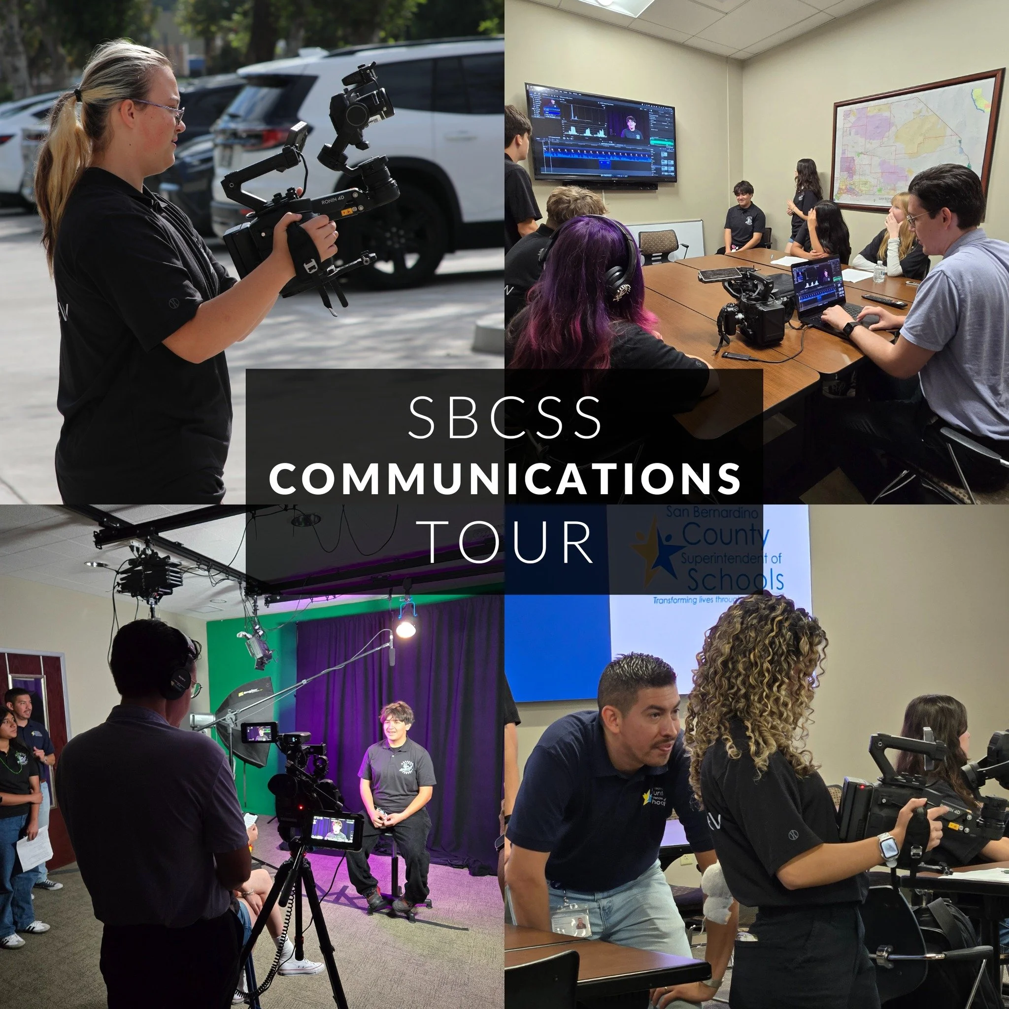 Behind the Scenes at SBCSS
Last week, Serrano HS students got an inside look at the Communications Department! They explored Creative Services, Digital Media, and Editorial Services—discovering how these teams collaborate to create impactful m
