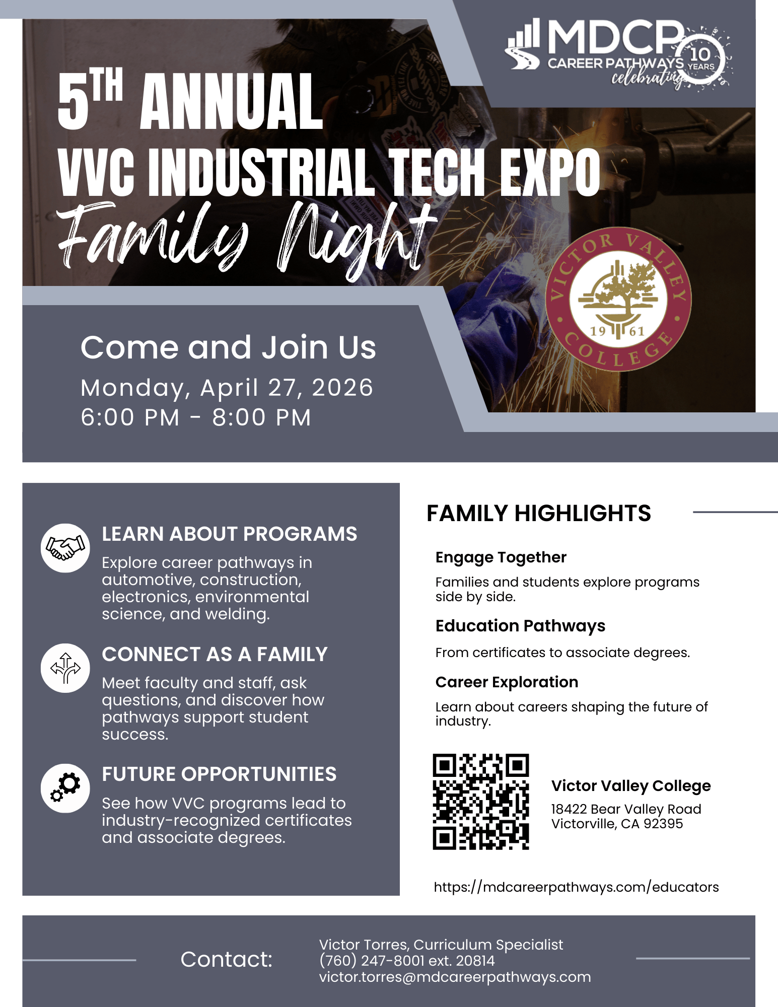 VVC Industrial Tech Expo - Family Night