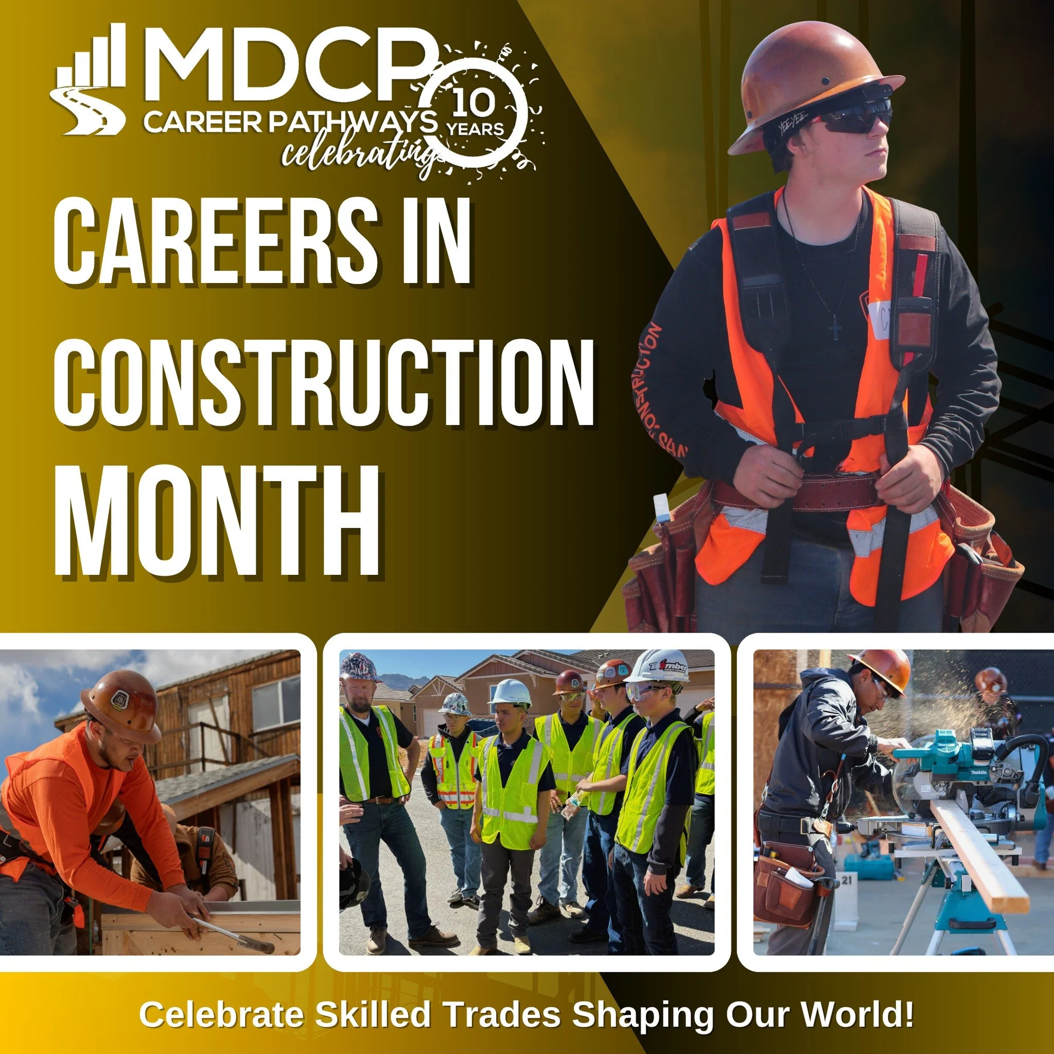 October is Careers in Construction Month! #CICM
We're celebrating the incredible opportunities in the construction industry—from building and designing to leading transformative projects. This nationwide campaign shines a spotlight on the skill