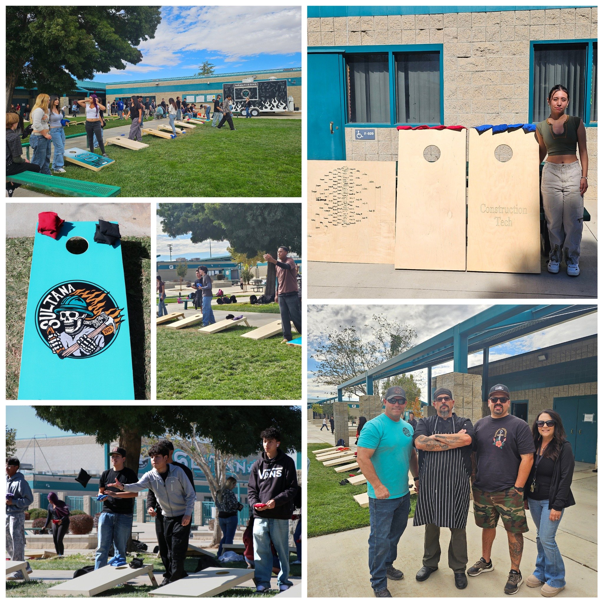 Sultana High School&rsquo;s CTE Department recently completed a successful week-long Cornhole Tournament, showcasing the power of collaboration across multiple programs. Construction Tech built the cornhole boards, Fashion Design produced the bean ba