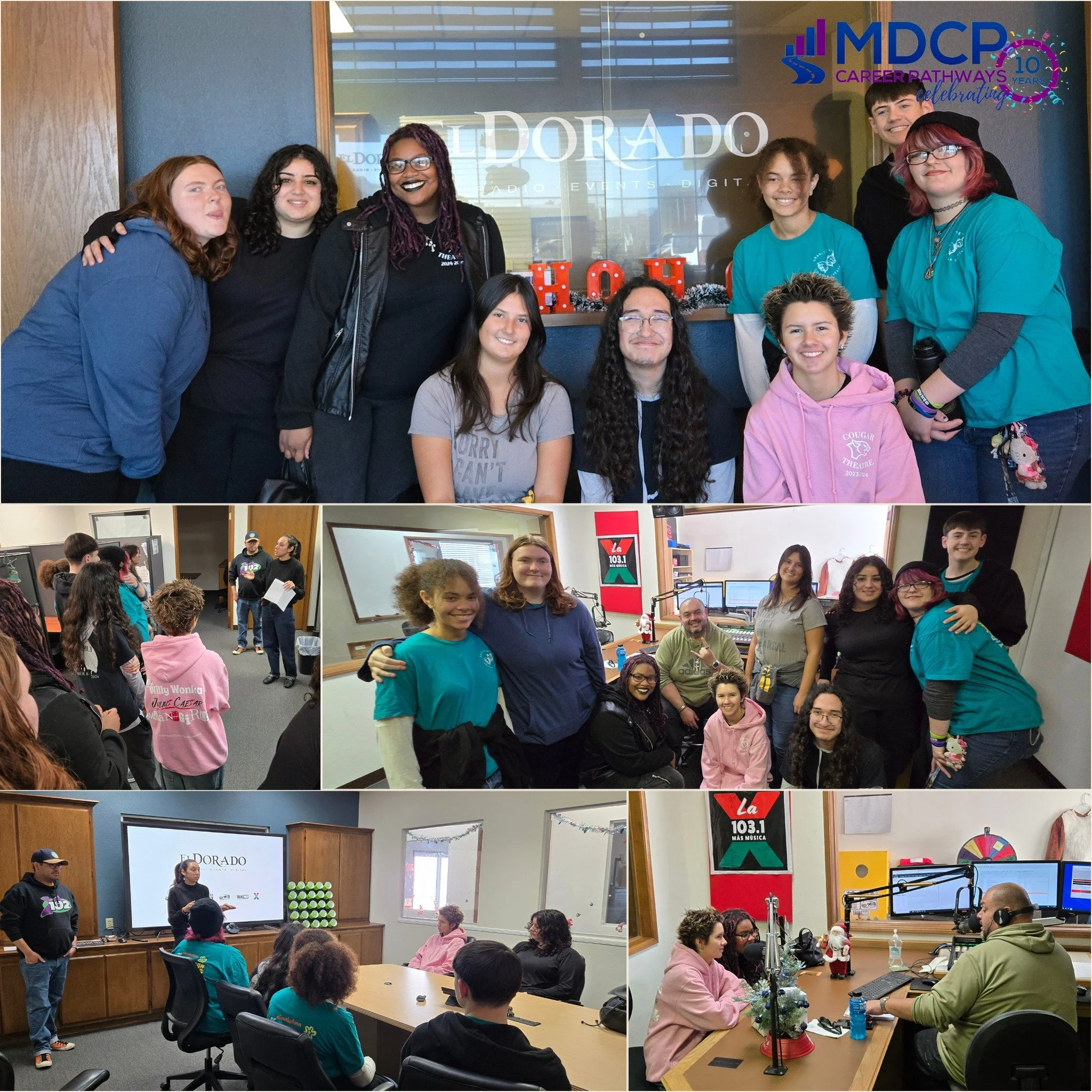 Today, Granite Hills HS Theatre students got an inside look at the world of radio during a tour of the El Dorado Broadcasters studio! From learning how High Desert radio stations operate to meeting the marketing and events team&mdash;and hanging out 