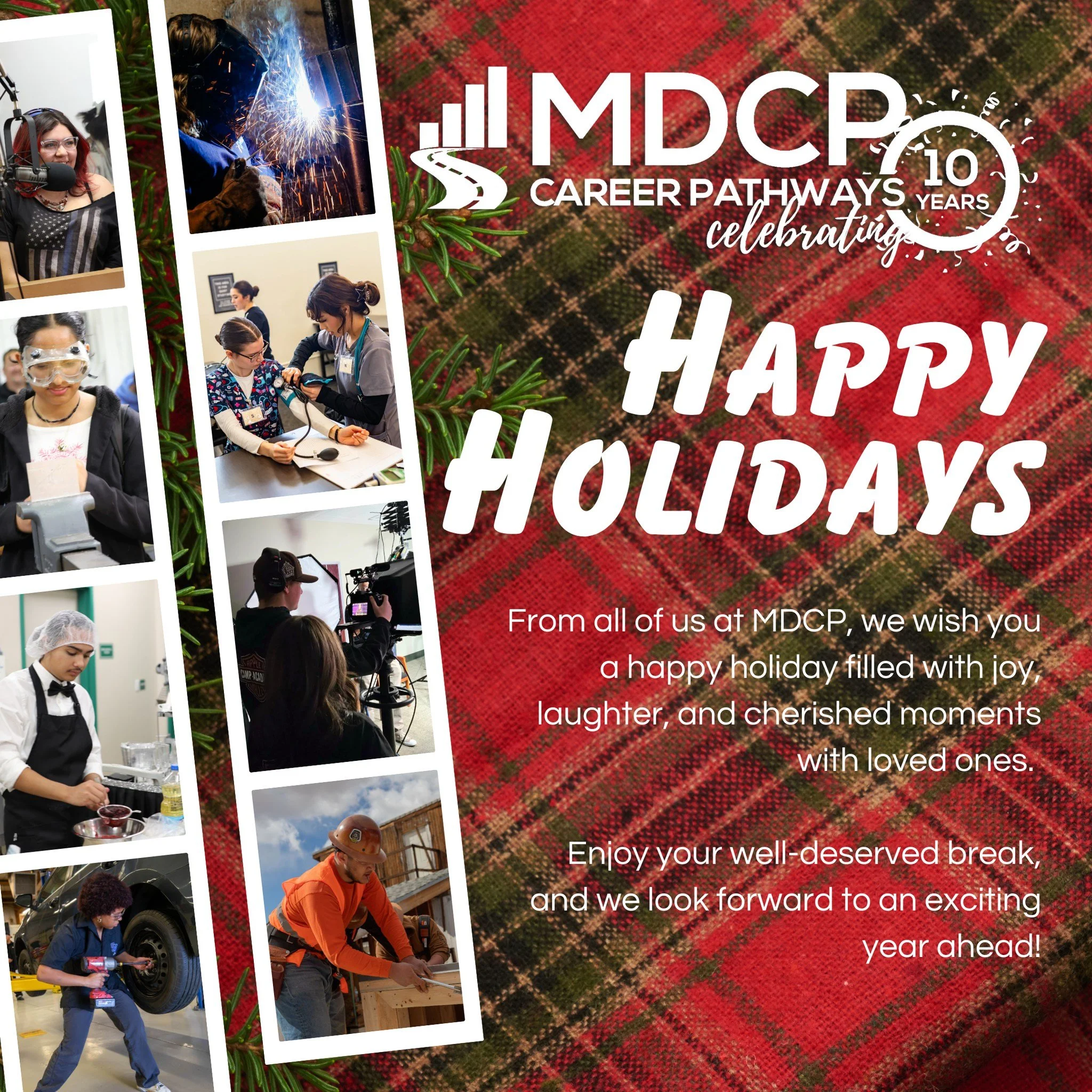 Happy Holidays from MDCP!!
#CTE #CareerReady #AVUSD #BVUSD #BUSD #HUSD #LVUSD #SVUSD #SJUSD #TJUSD #VVUHSD