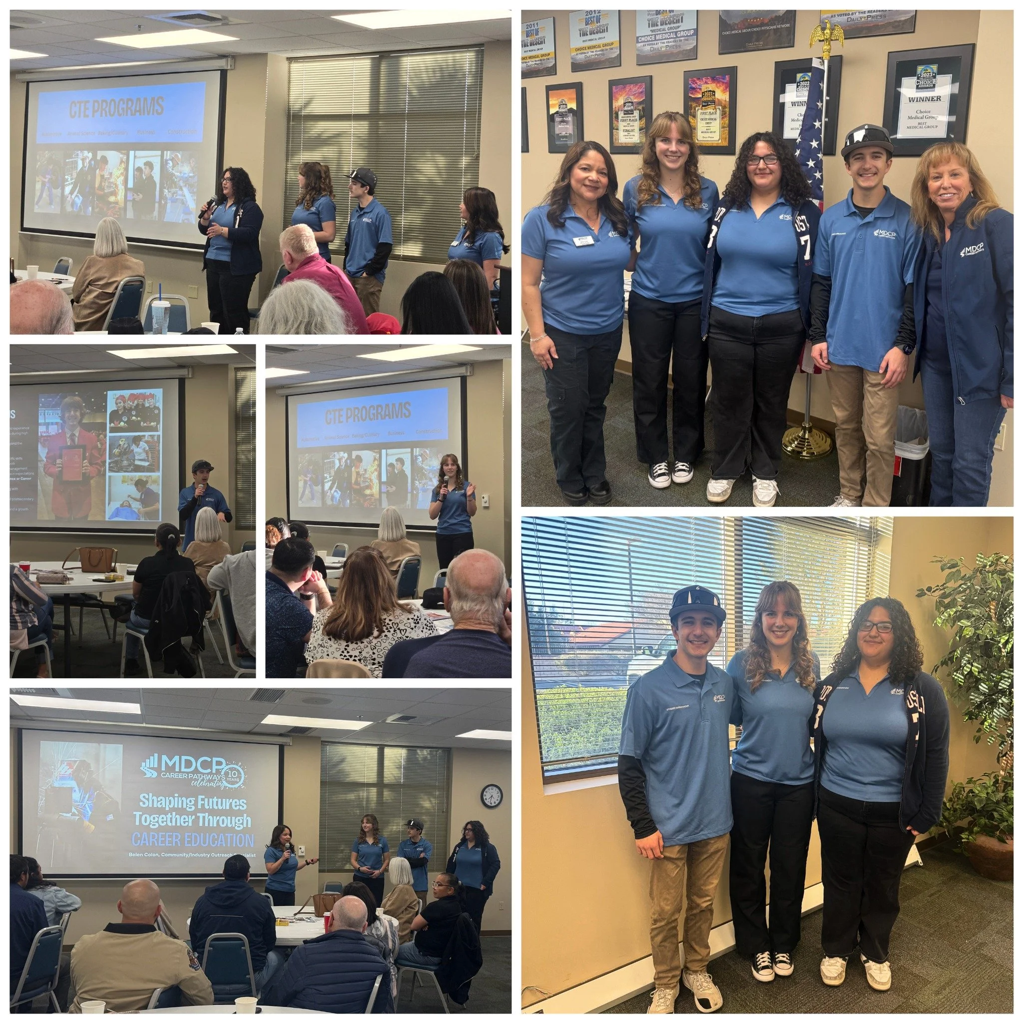 GHDCC Coffee Break with Impact!
Today, our CTE Student Ambassadors from Apple Valley HS, Oak Hills HS, and Sultana HS joined MDCP to present at the #GHDCC Coffee Break.
They shared powerful insights about CTE programs and inspired local industry prof