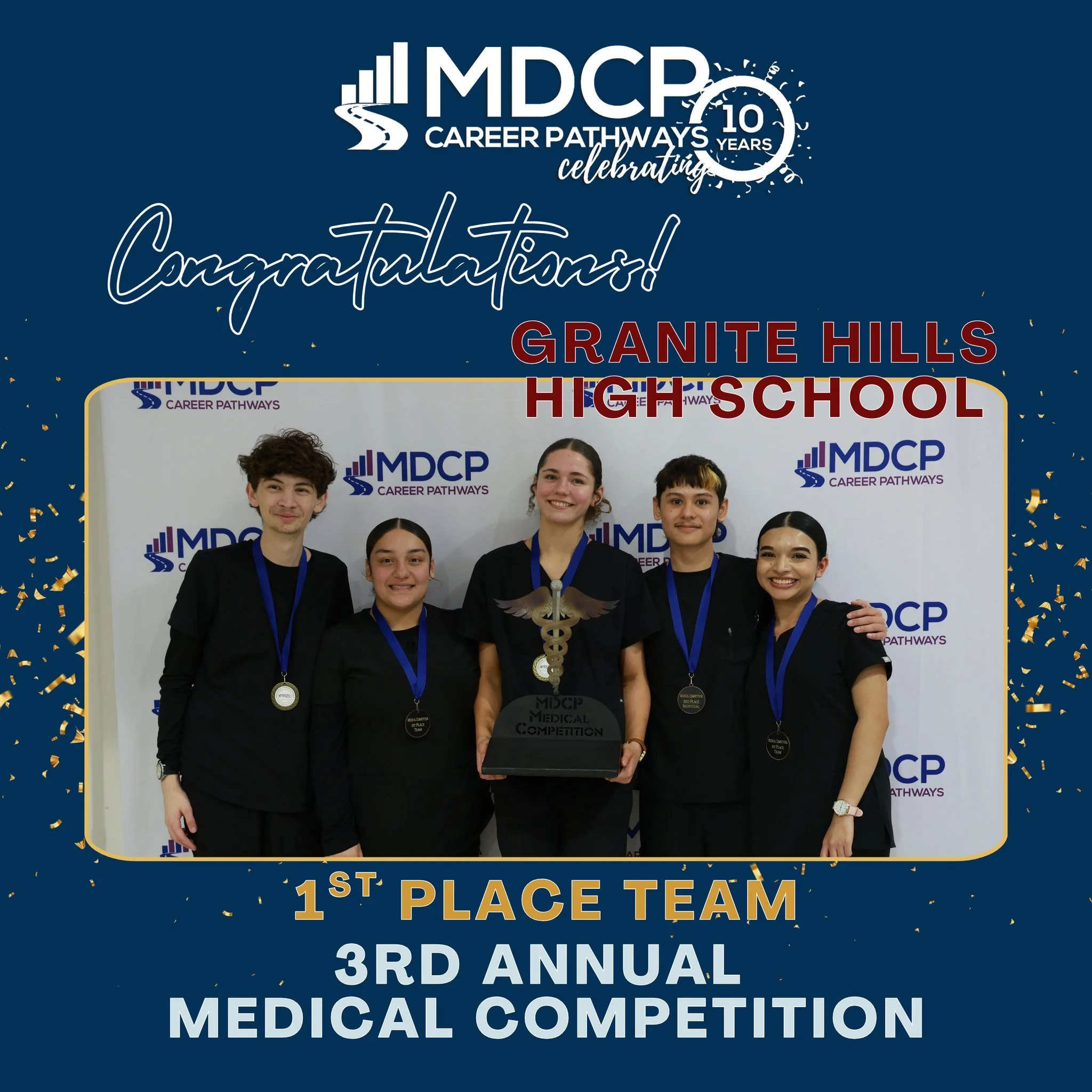 Yesterday, high school medical students showcased their life-saving skills in a thrilling hands-on competition featuring CPR, First Aid, Vital Signs, and PPE scenarios.
A huge thank you to our St. Mary&rsquo;s judges for sharing their expertise and p