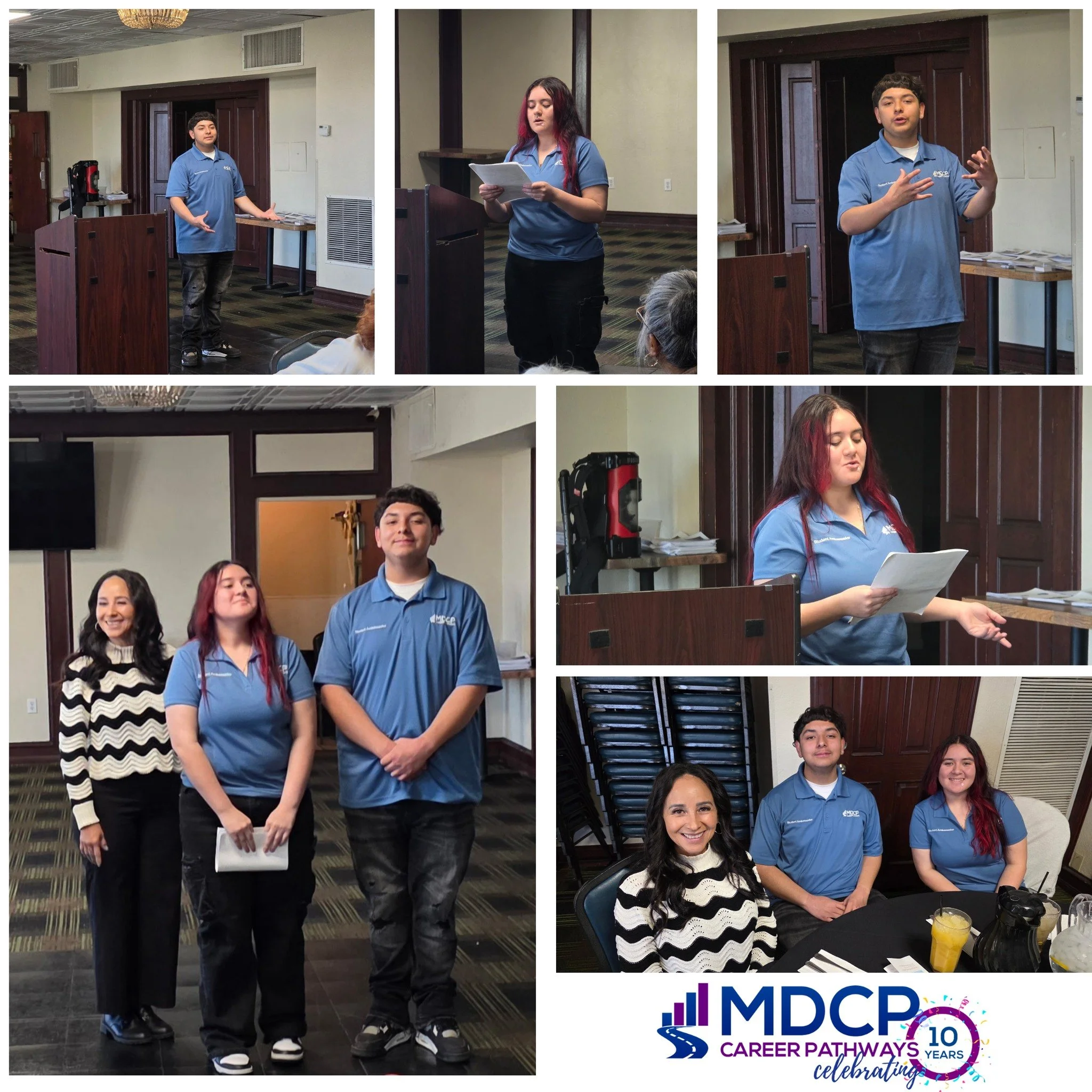 Student leadership in action as we celebrate CTE Month!
Yesterday, CTE Student Ambassadors from Barstow High School proudly presented at the Morning Monthly Program hosted by the Barstow Chamber of Commerce. They highlighted the CTE pathways availabl