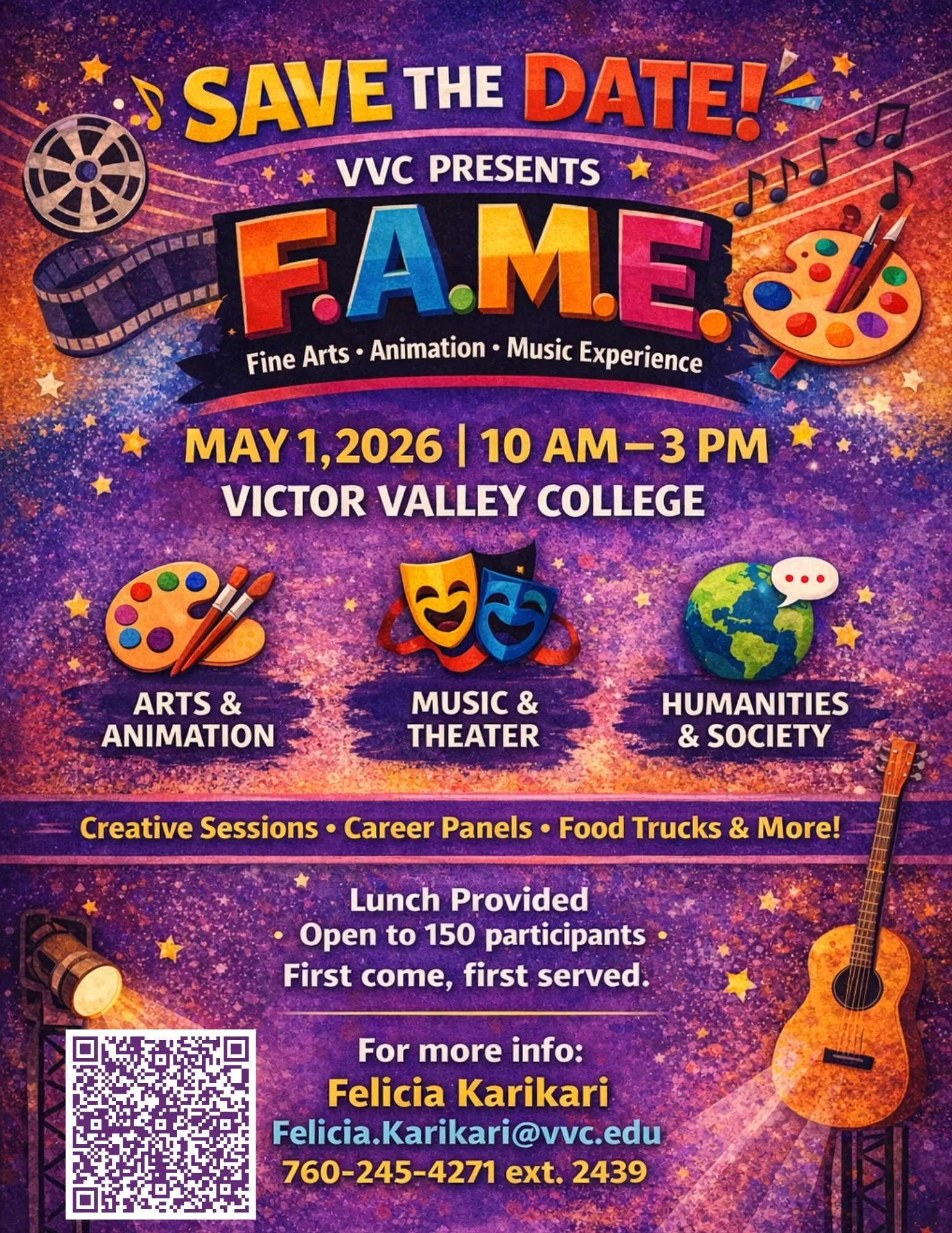 Save the Date: Victor Valley College - F.A.M.E.