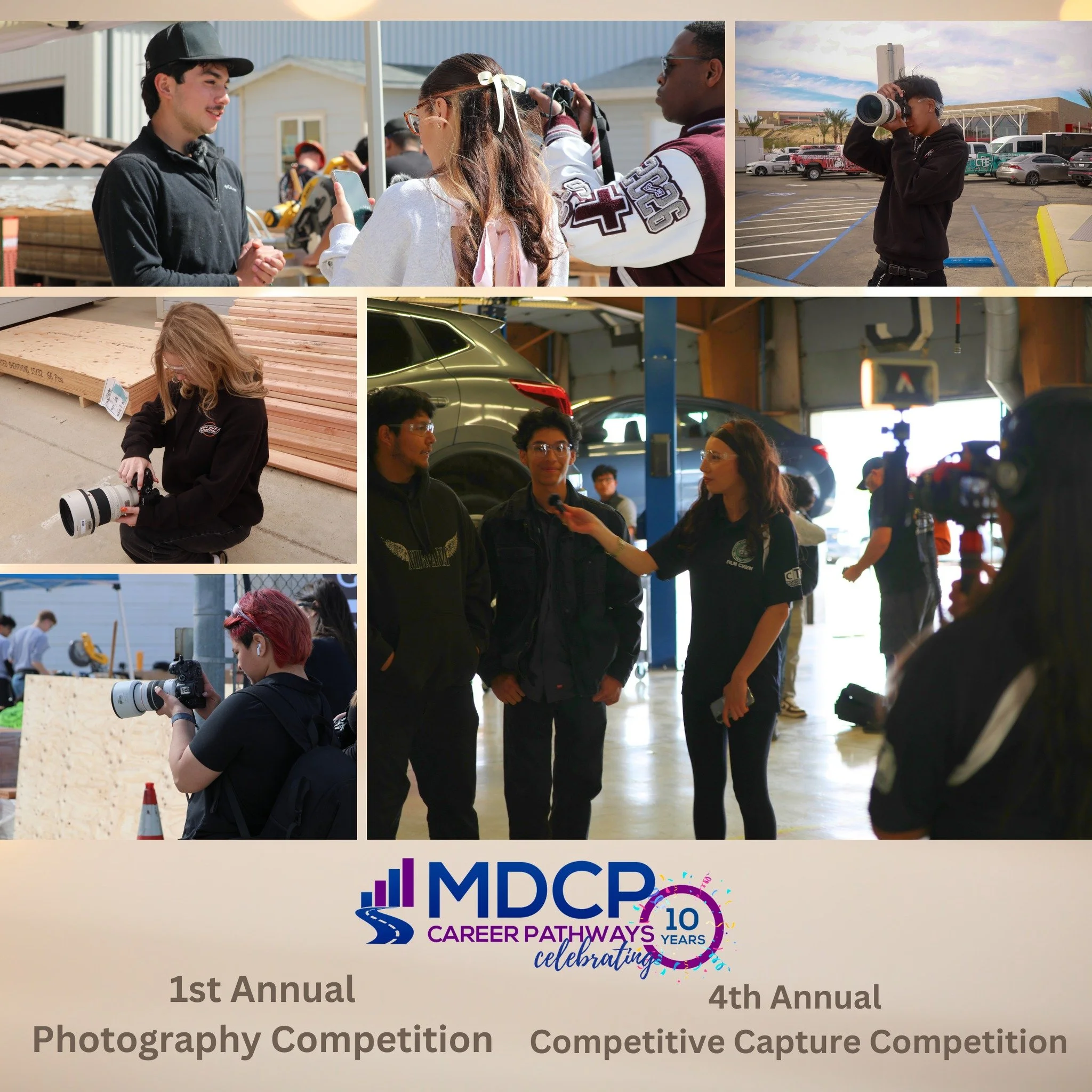 Students competing in the MDCP Competitive Capture and Photography Competitions were also behind the scenes at last week&rsquo;s MDCP Competitions&mdash;documenting the energy, skill, and teamwork of CTE students in action.

From sparks flying in the