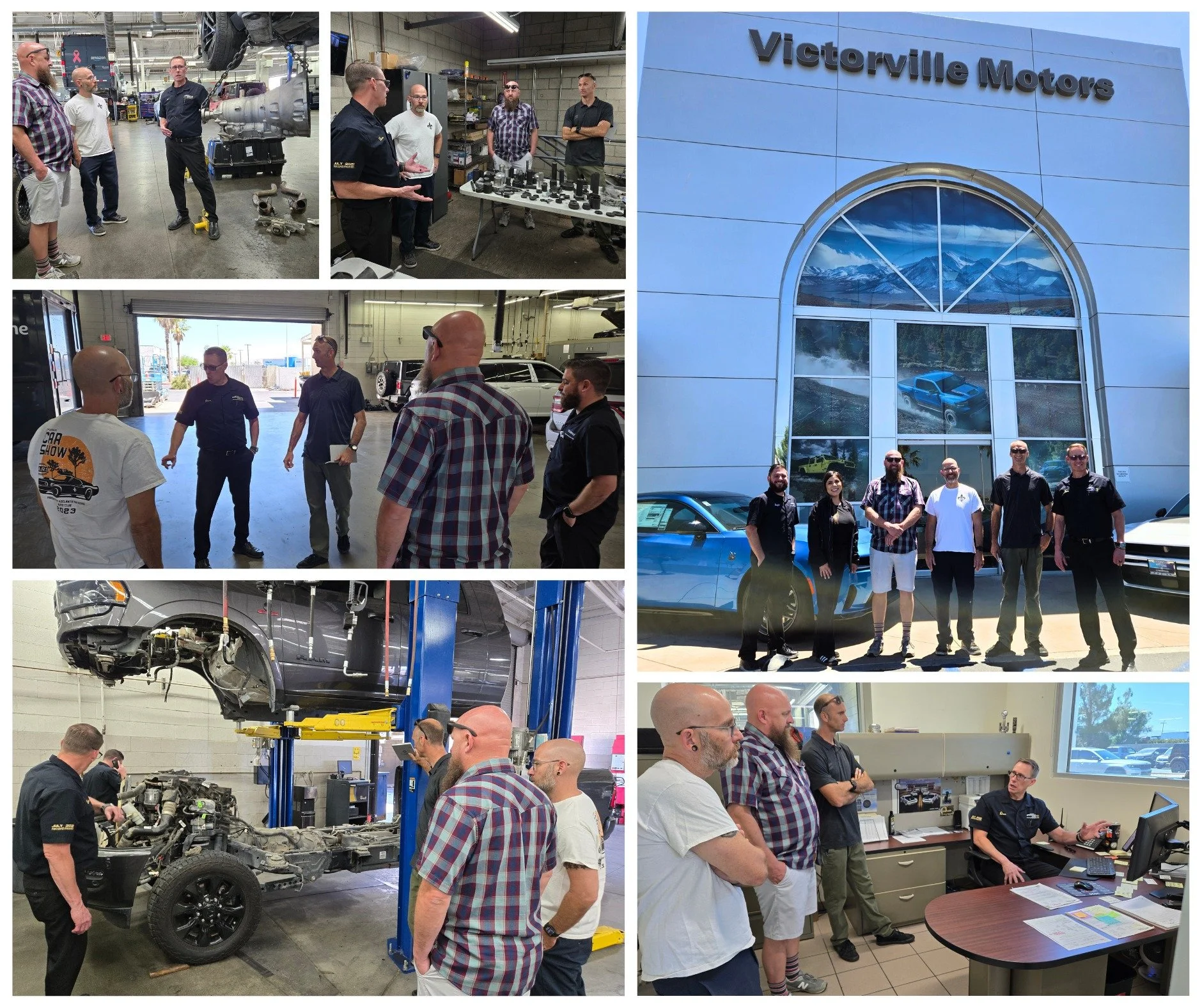 Automotive Teacher Externship Experience! 
Today, Automotive teachers from Adelanto HS, Apple Valley HS, and Hesperia HS partnered with Victorville Motors for an engaging professional learning experience focused on the Service Department.
During the 
